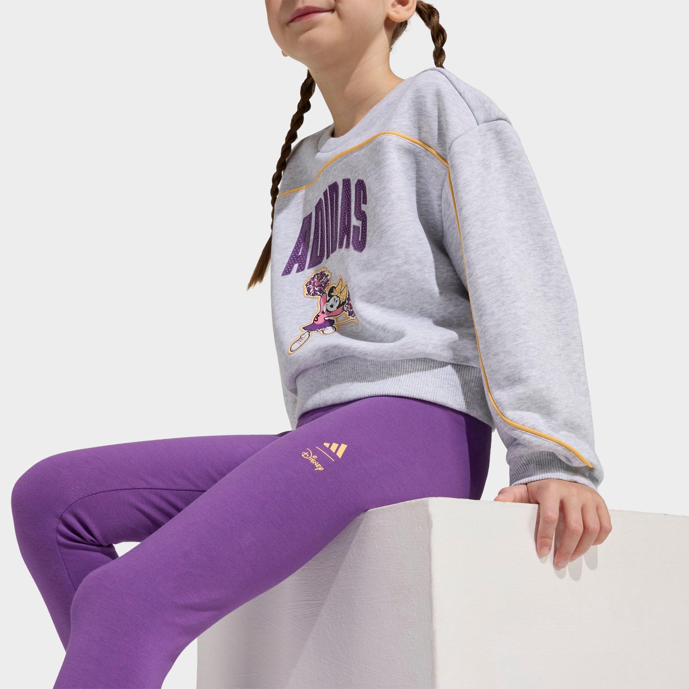 Girls' Toddler and Little Kids' adidas x Disney Minnie Mouse Sweatshirt Leggings Set