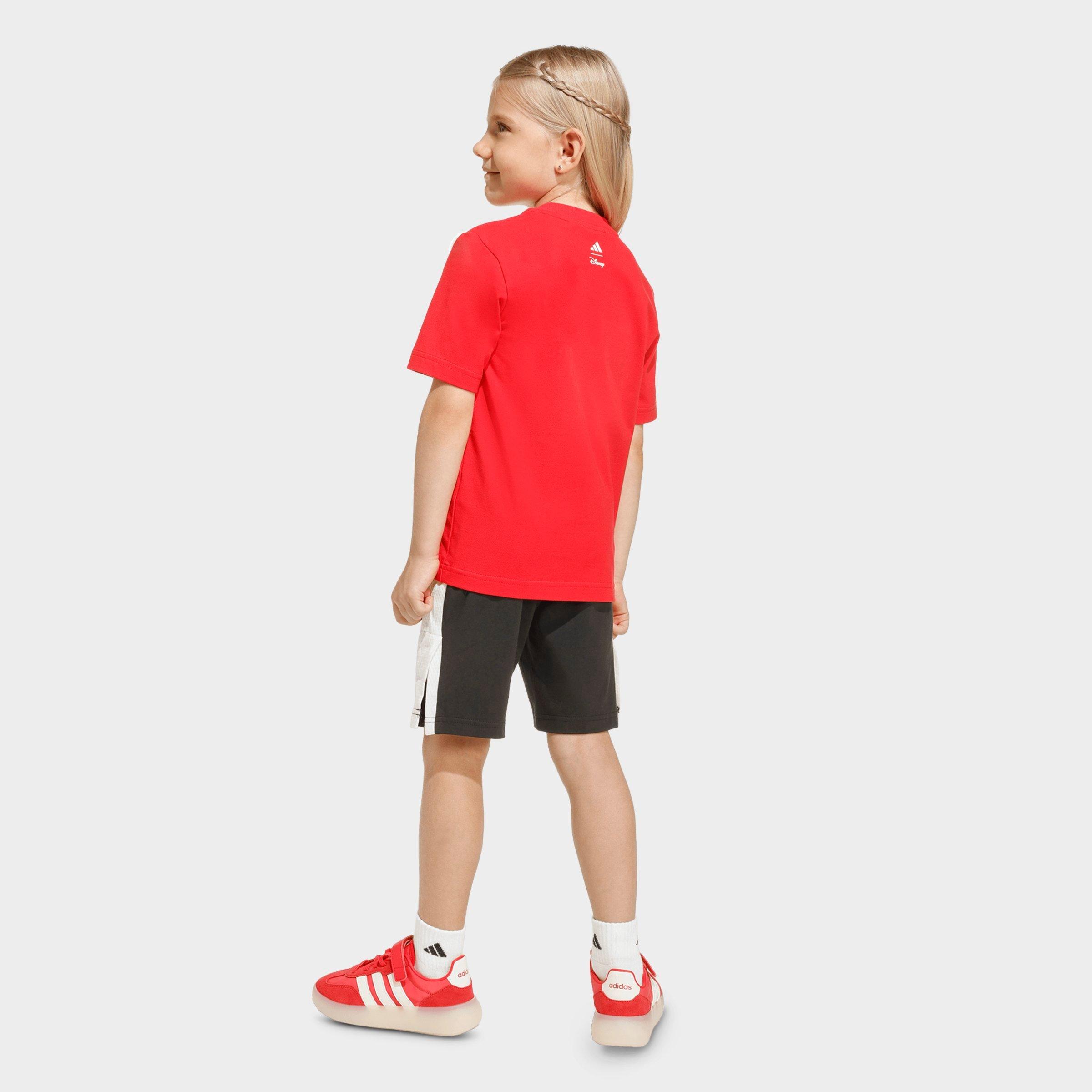 Toddler and Little Kids' adidas x Disney Mickey Mouse T-Shirt and Shorts Set