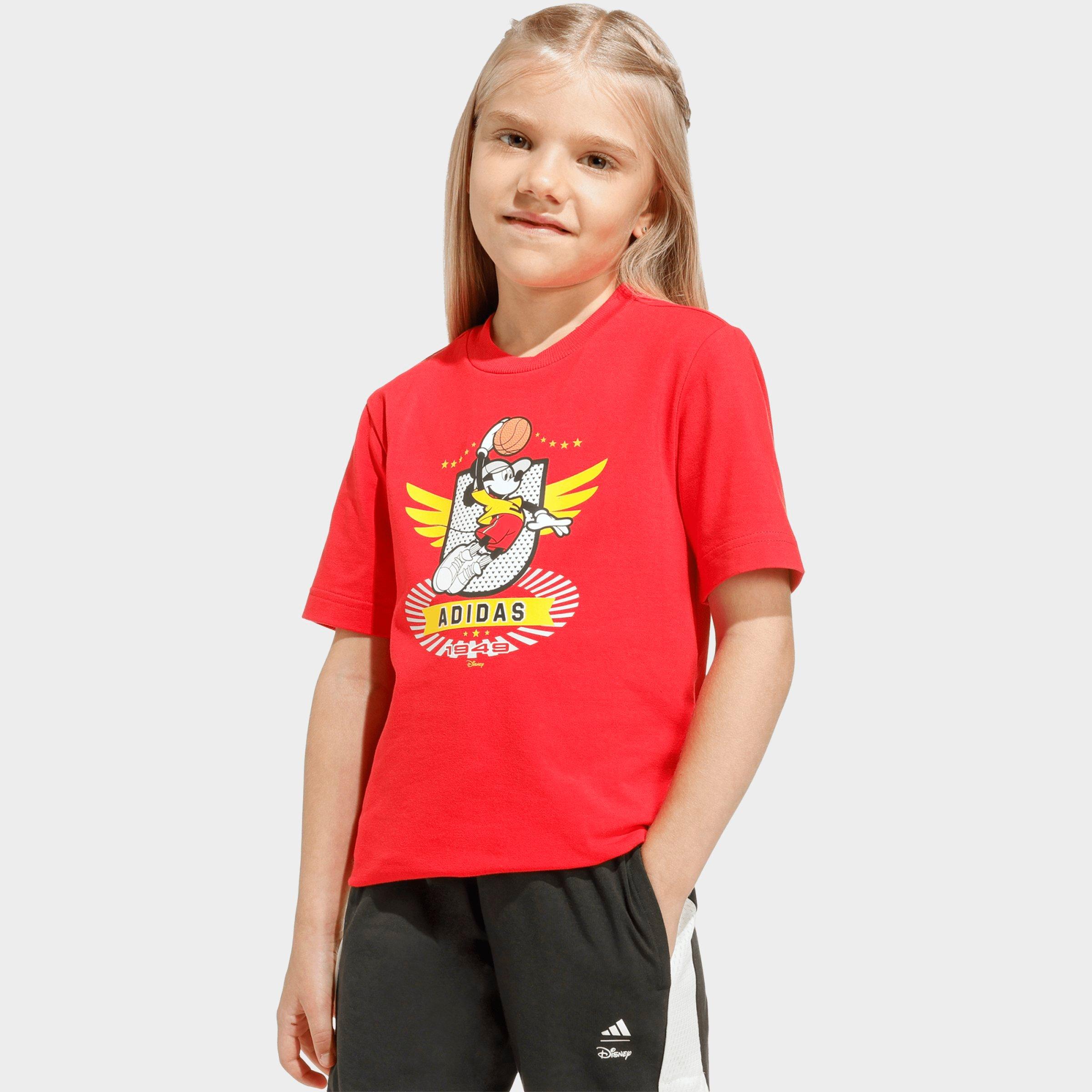 Toddler and Little Kids' adidas x Disney Mickey Mouse T-Shirt and Shorts Set