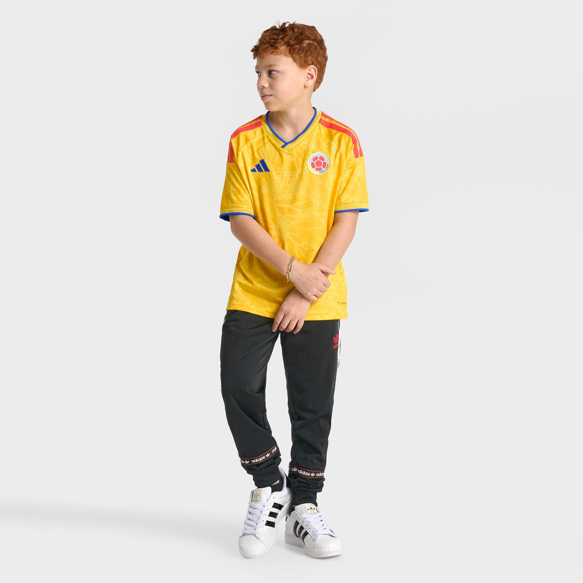 Big Kids' adidas Colombia Home Replica Soccer Jersey