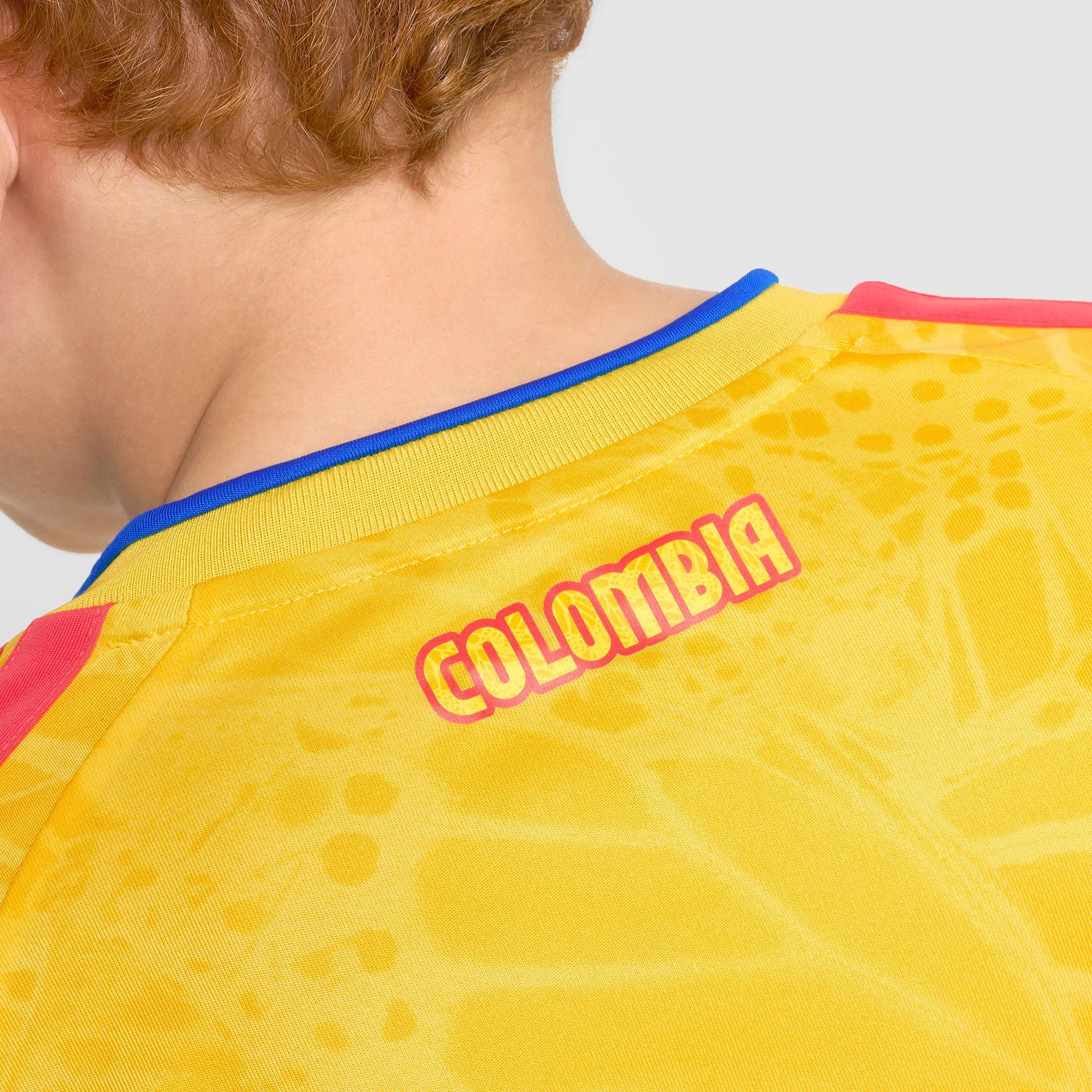 Big Kids' adidas Colombia Home Replica Soccer Jersey