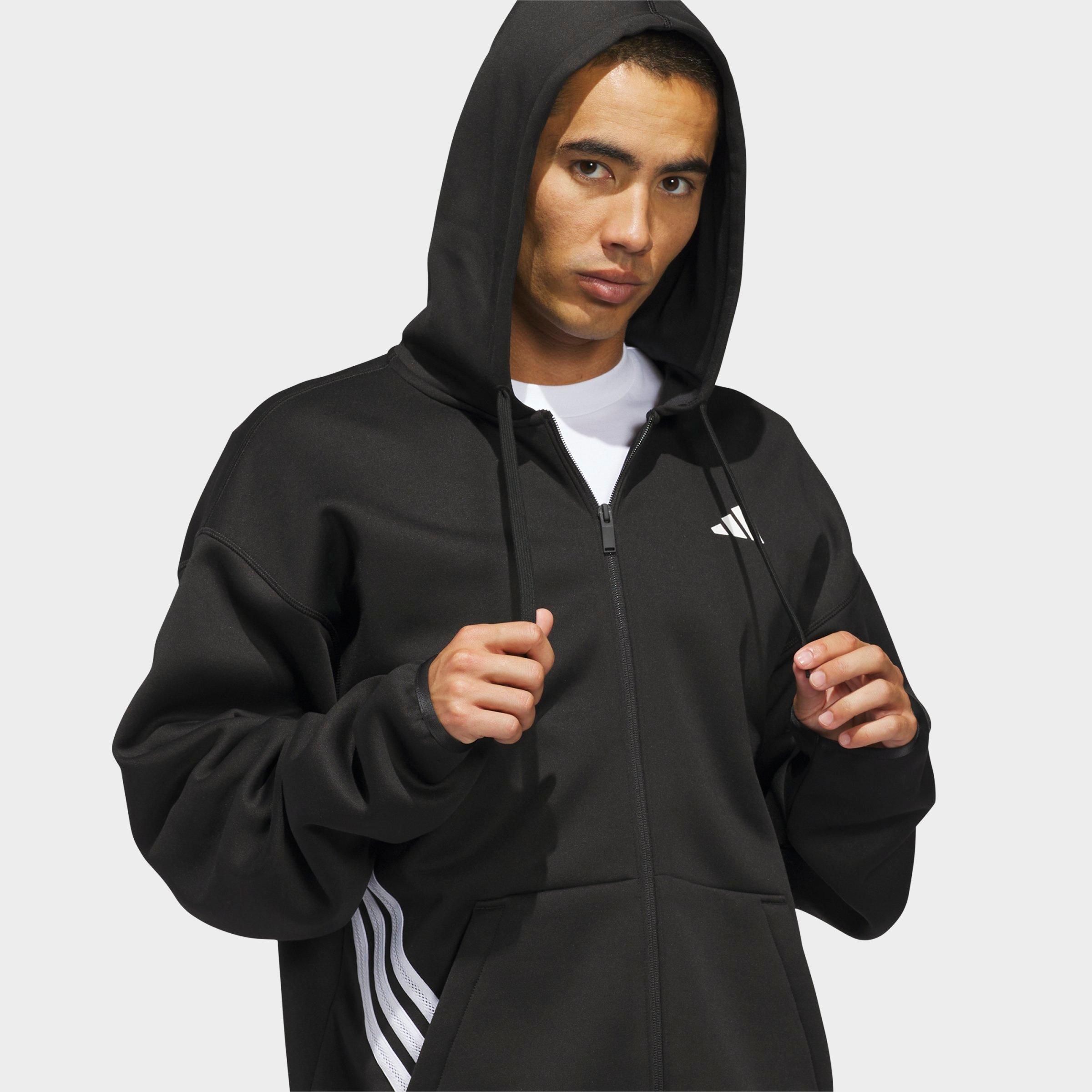 Men's adidas Basketball Crazy Warm Full-Zip Hoodie