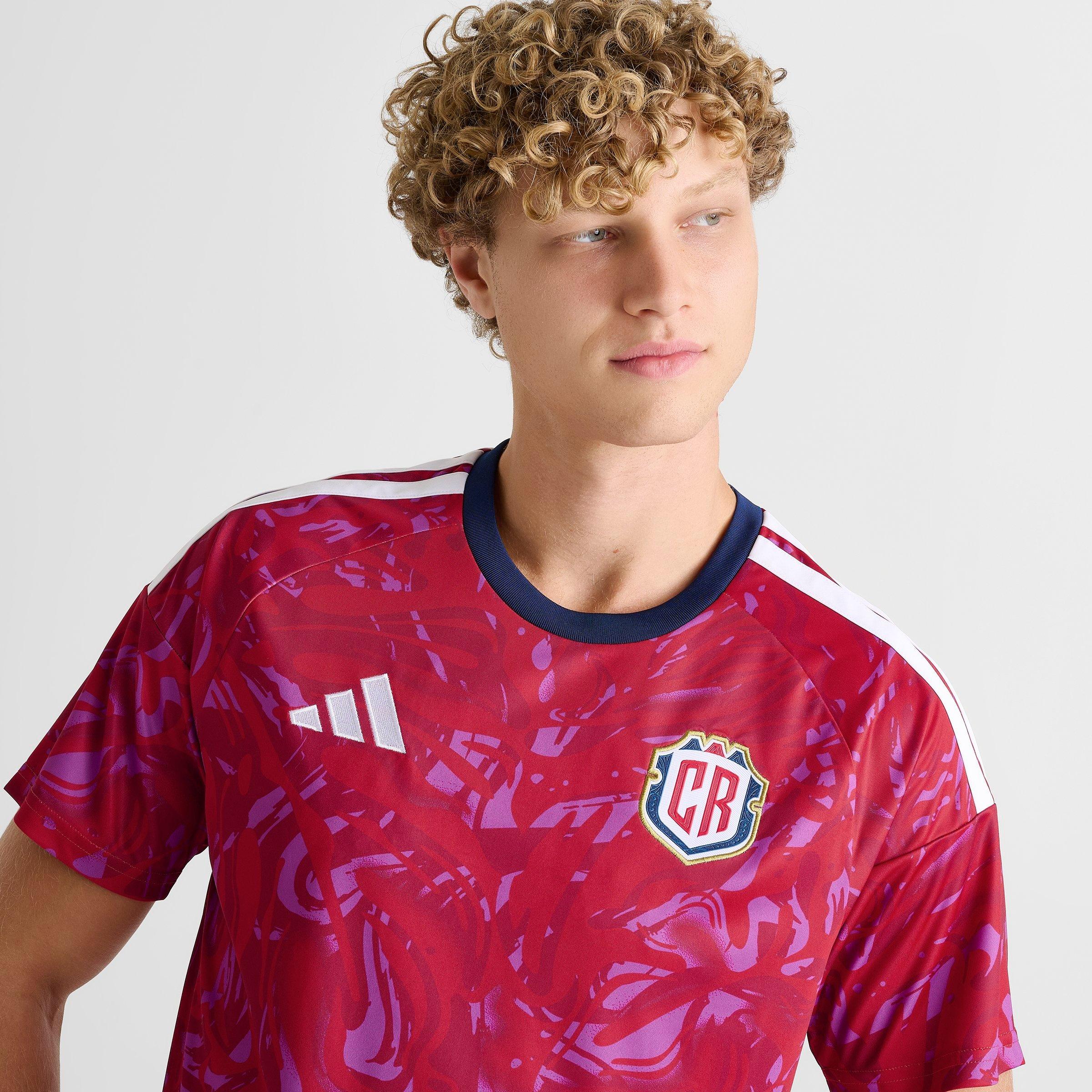 Men's adidas Costa Rica Home Replica Soccer Jersey