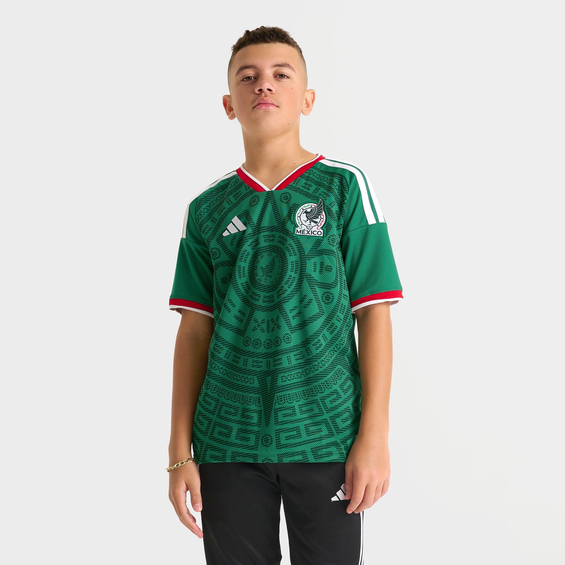 Big Kids' adidas Mexico Home Replica Soccer Jersey