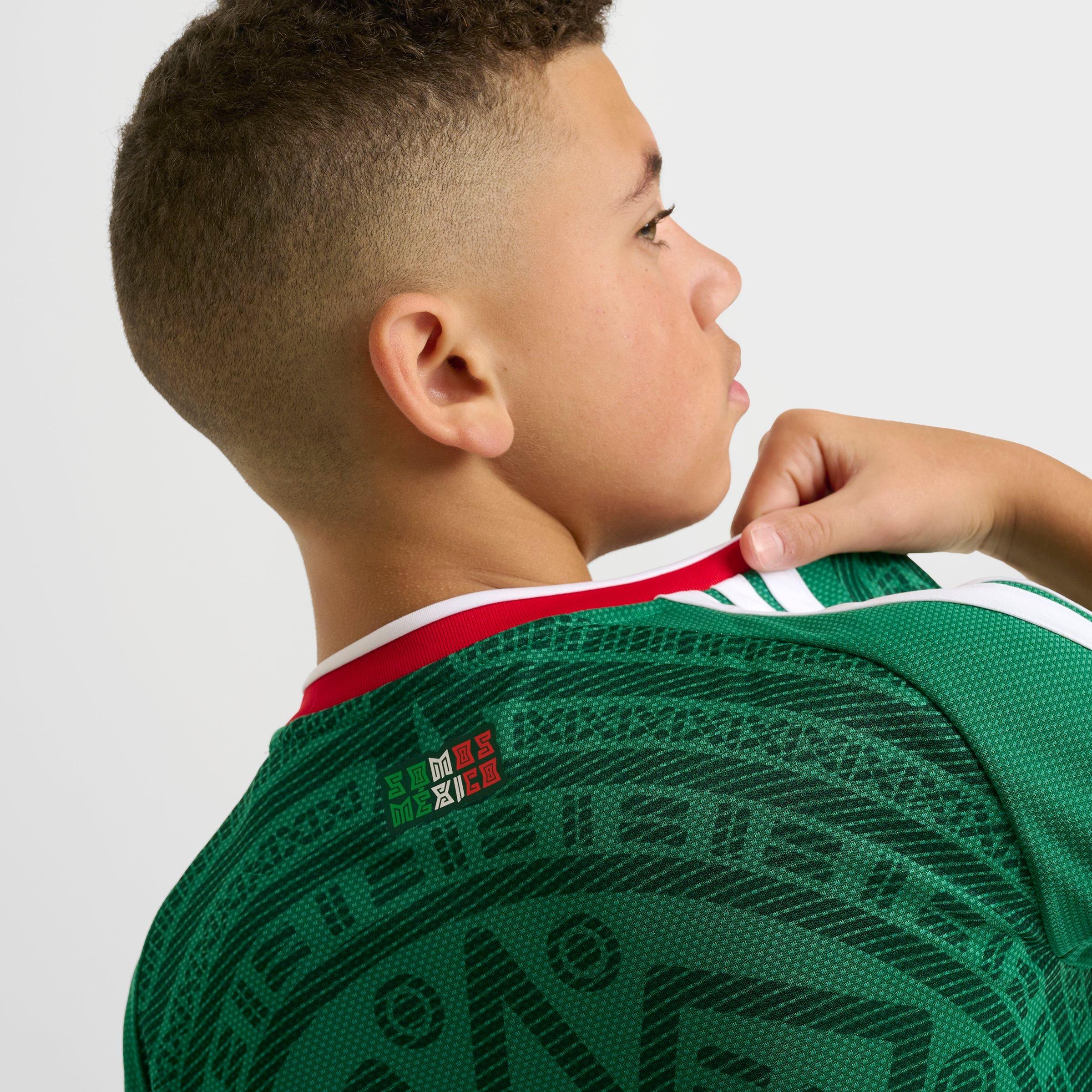 Big Kids' adidas Mexico Home Replica Soccer Jersey