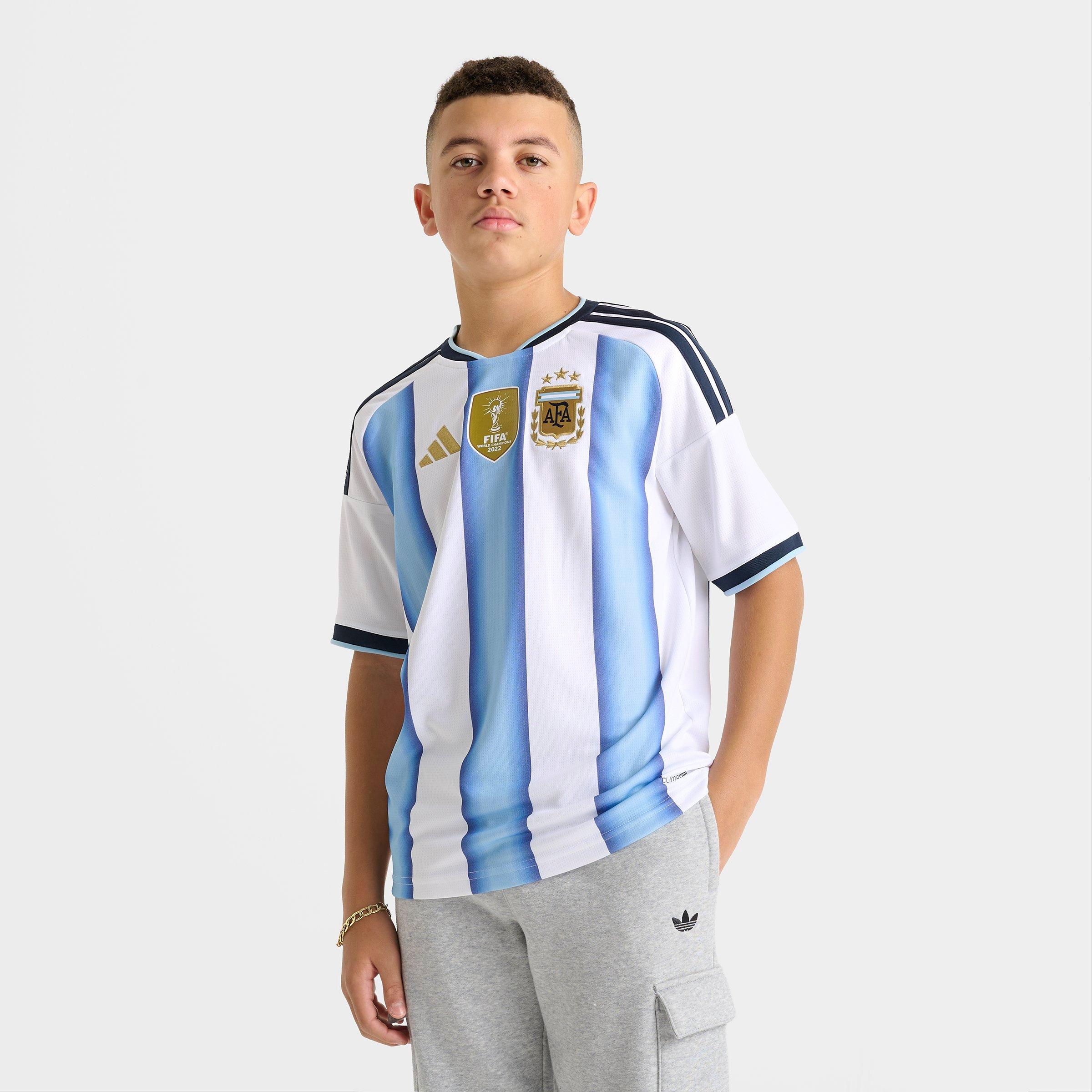 Big Kids' adidas Argentina Home Replica Soccer Jersey