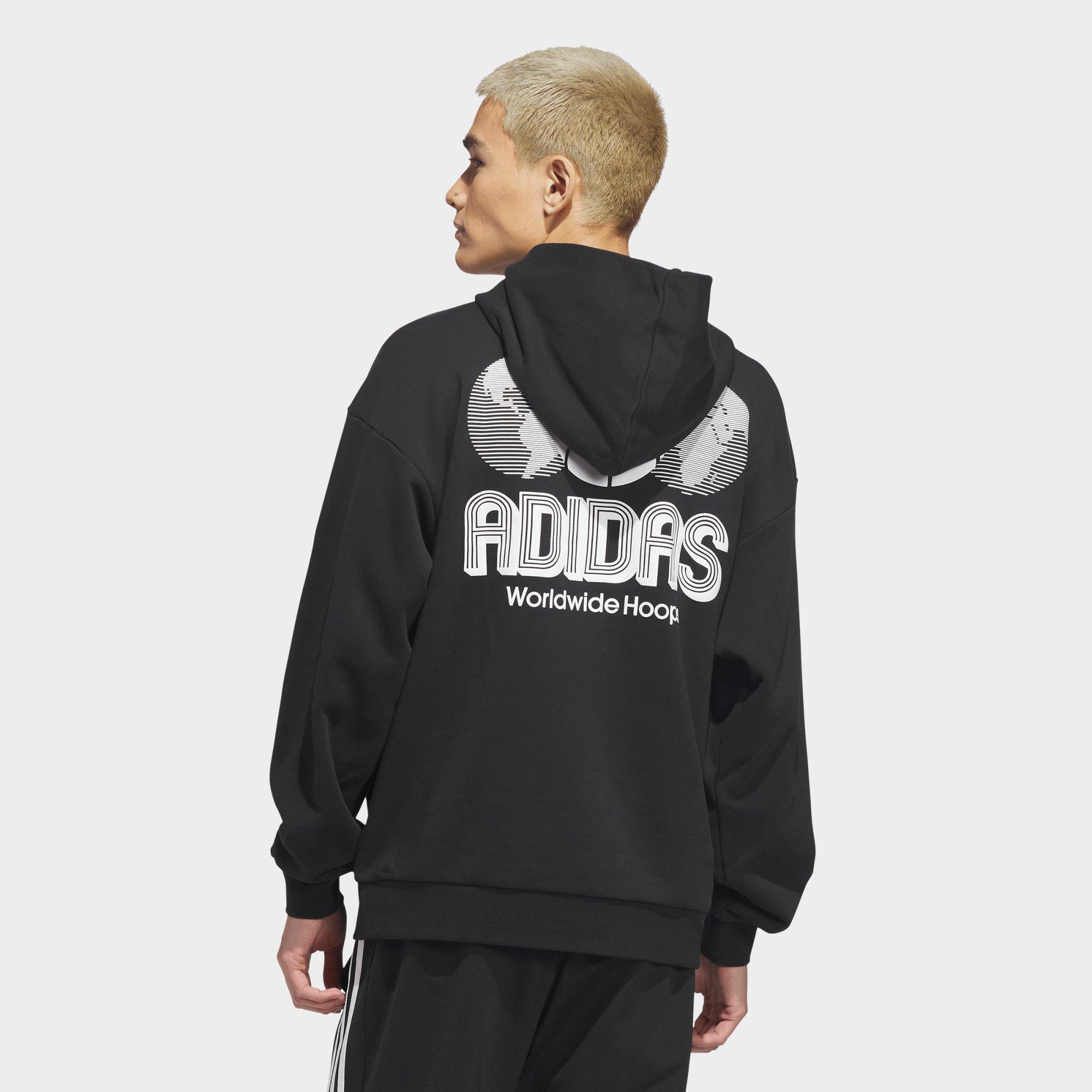 Men's adidas Originals World Wide Hoops Basketball Hoodie