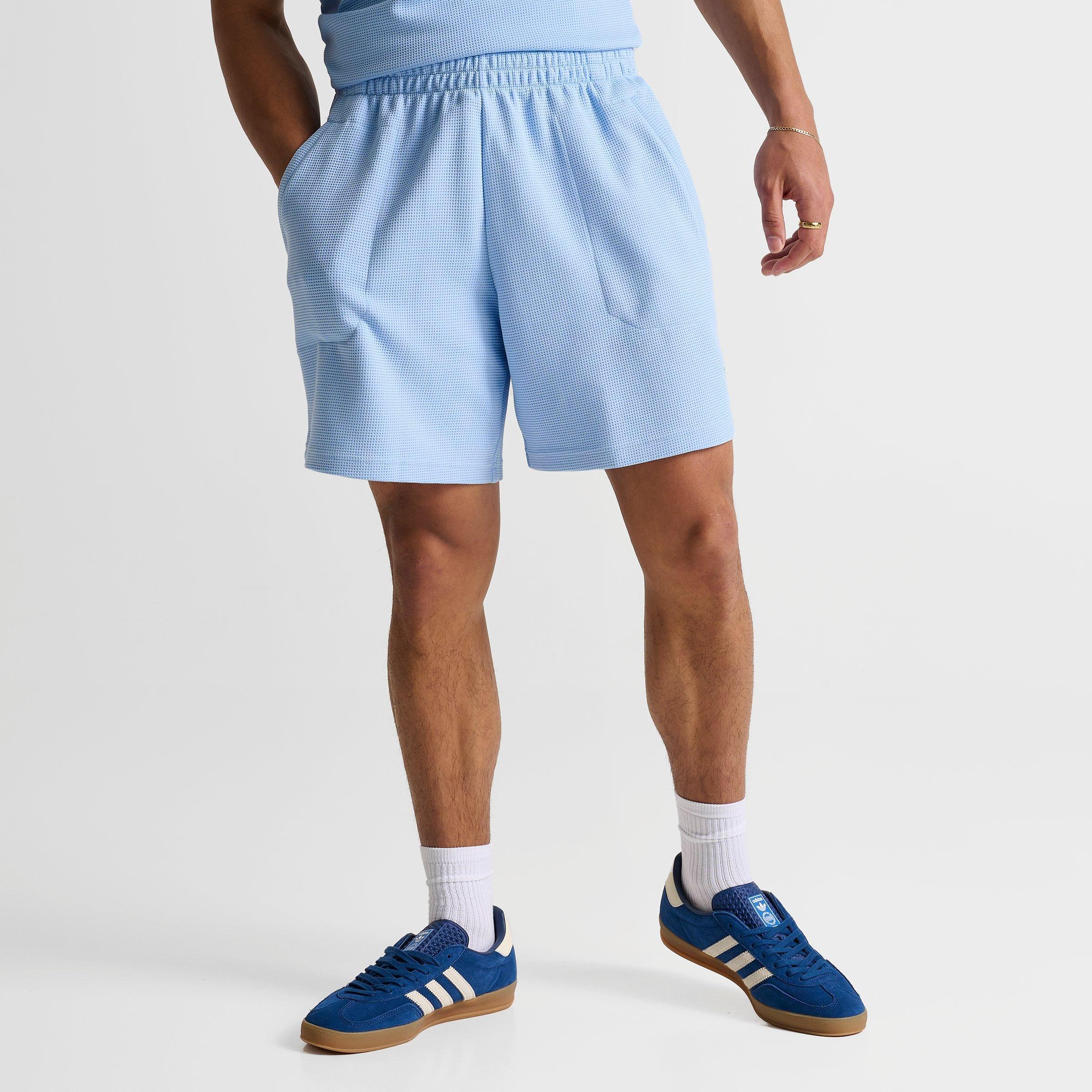 Men's adidas Originals Trefoil Essentials 7" Waffle Shorts