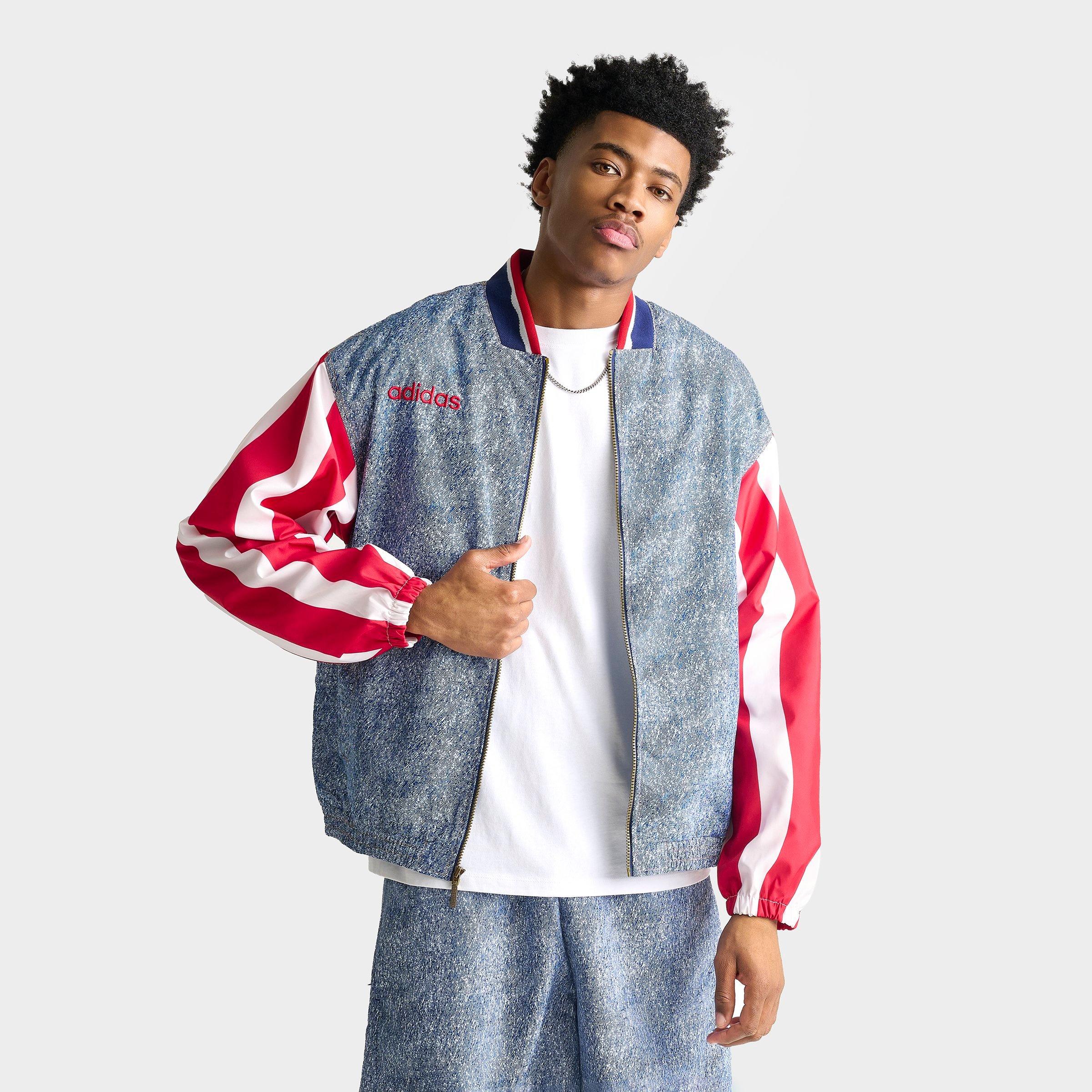 Men's adidas Denim Graphic Track Top | JD Sports