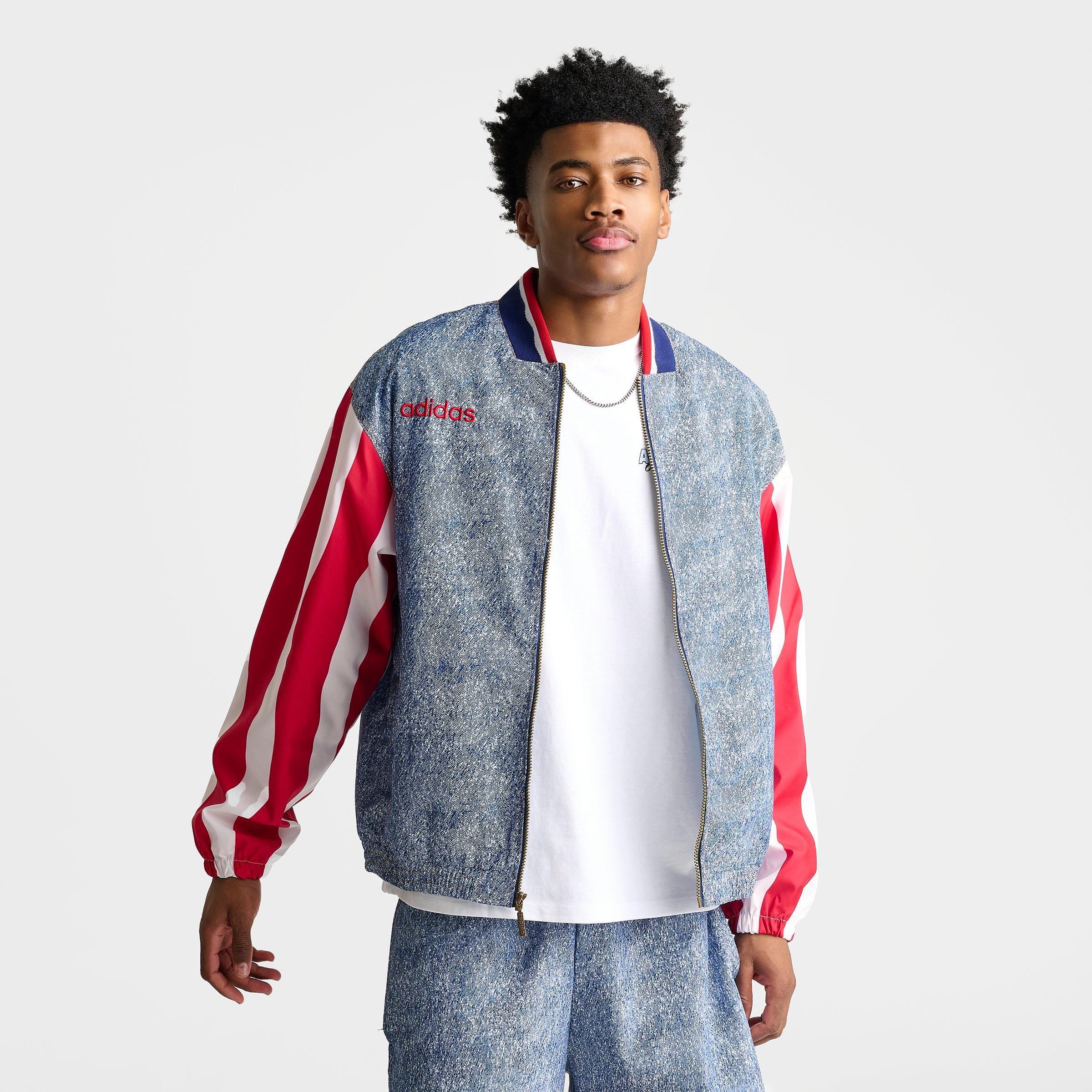 Men's adidas Denim Graphic Track Top