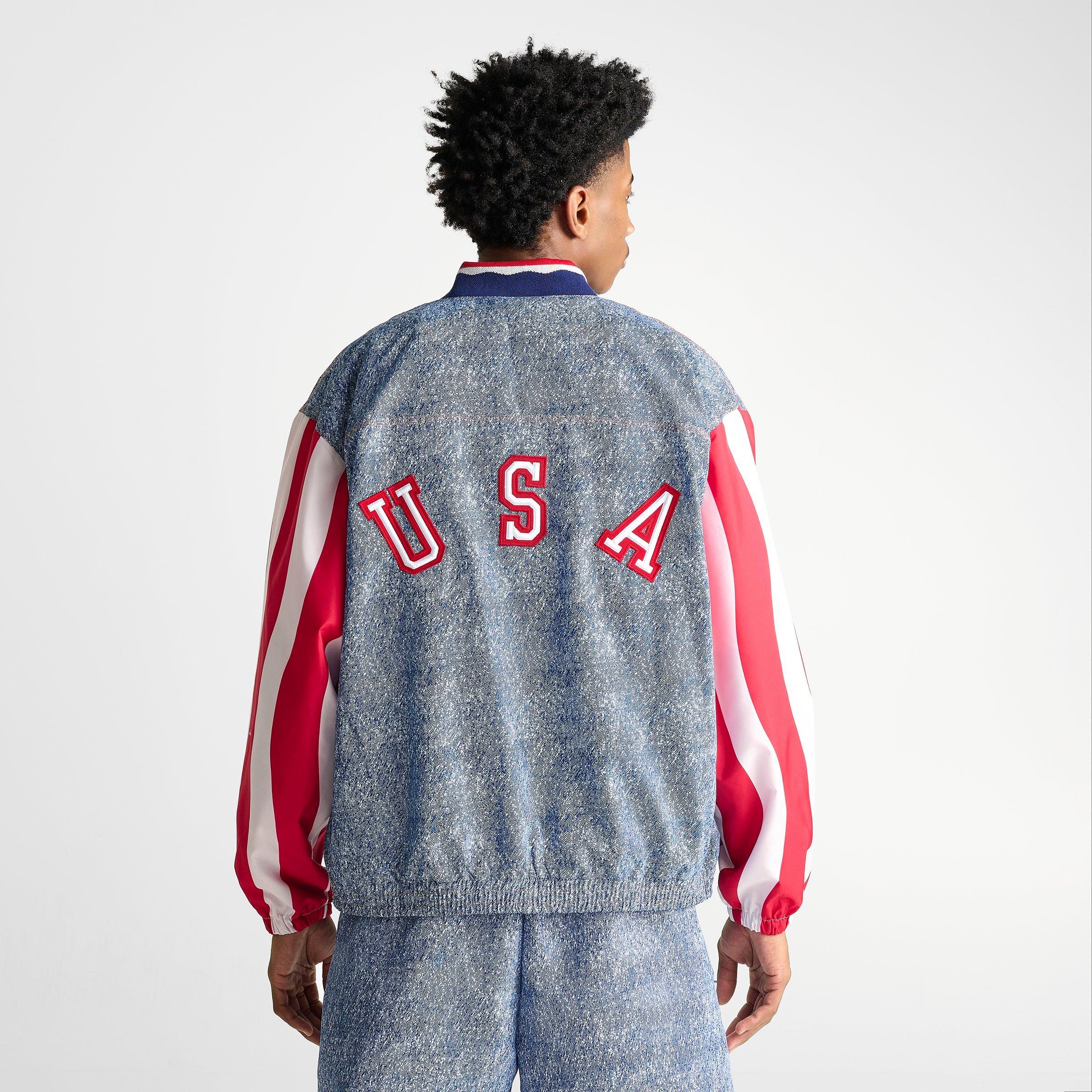 Men's adidas Denim Graphic Track Top
