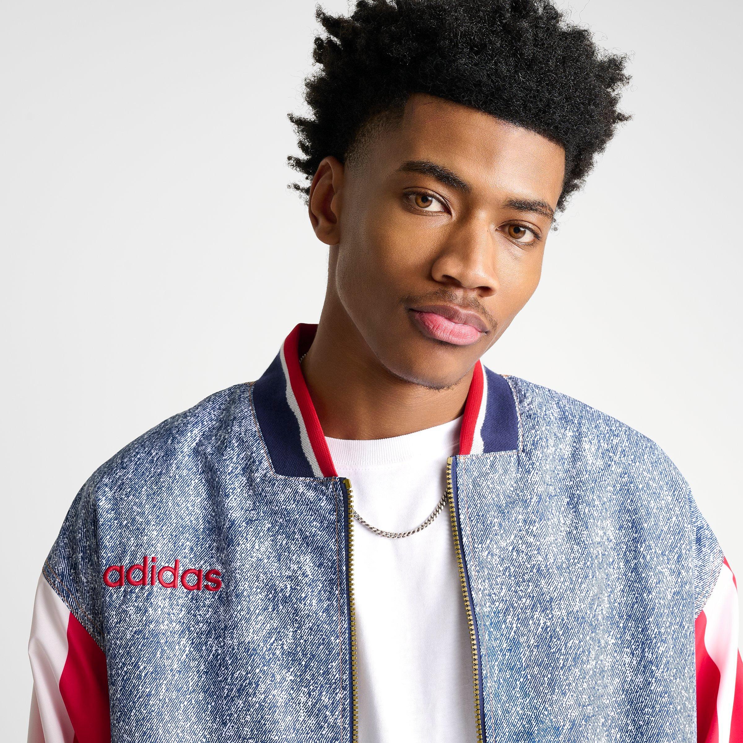 Men's adidas Denim Graphic Track Top