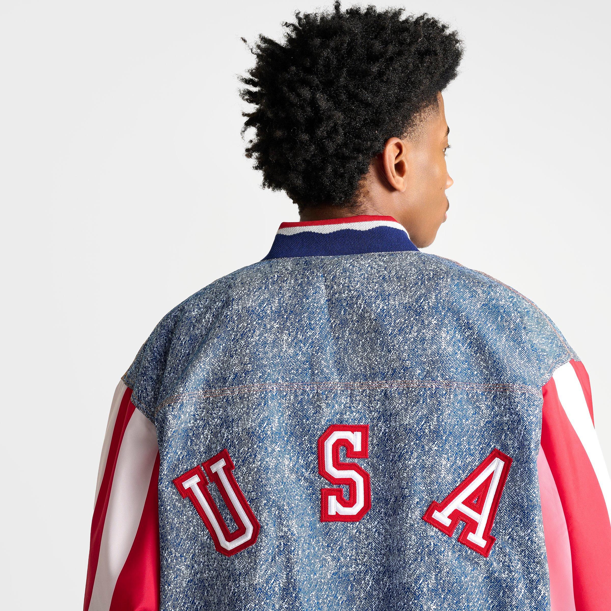Men's adidas Denim Graphic Track Top