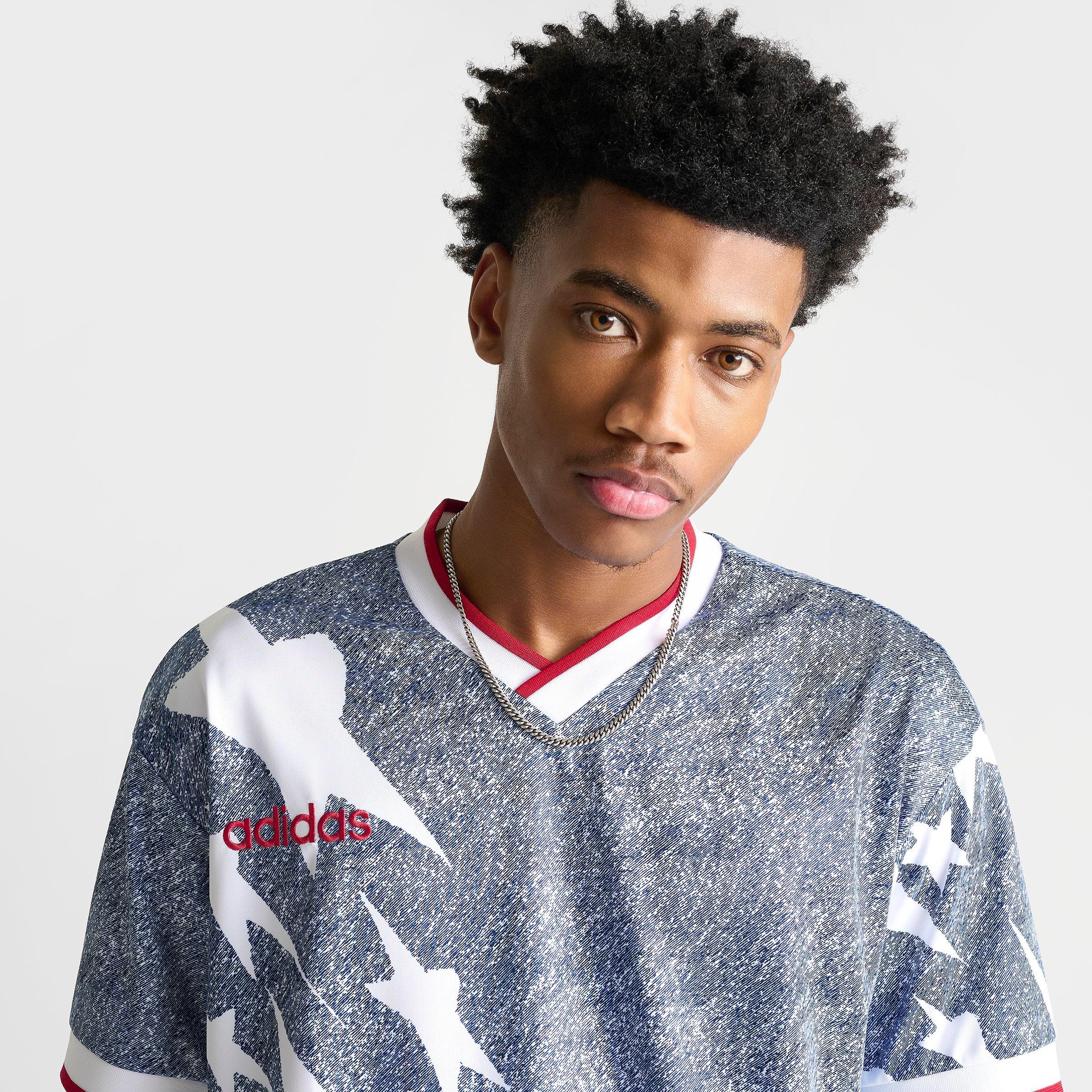 Men's adidas Denim Graphic Soccer Jersey