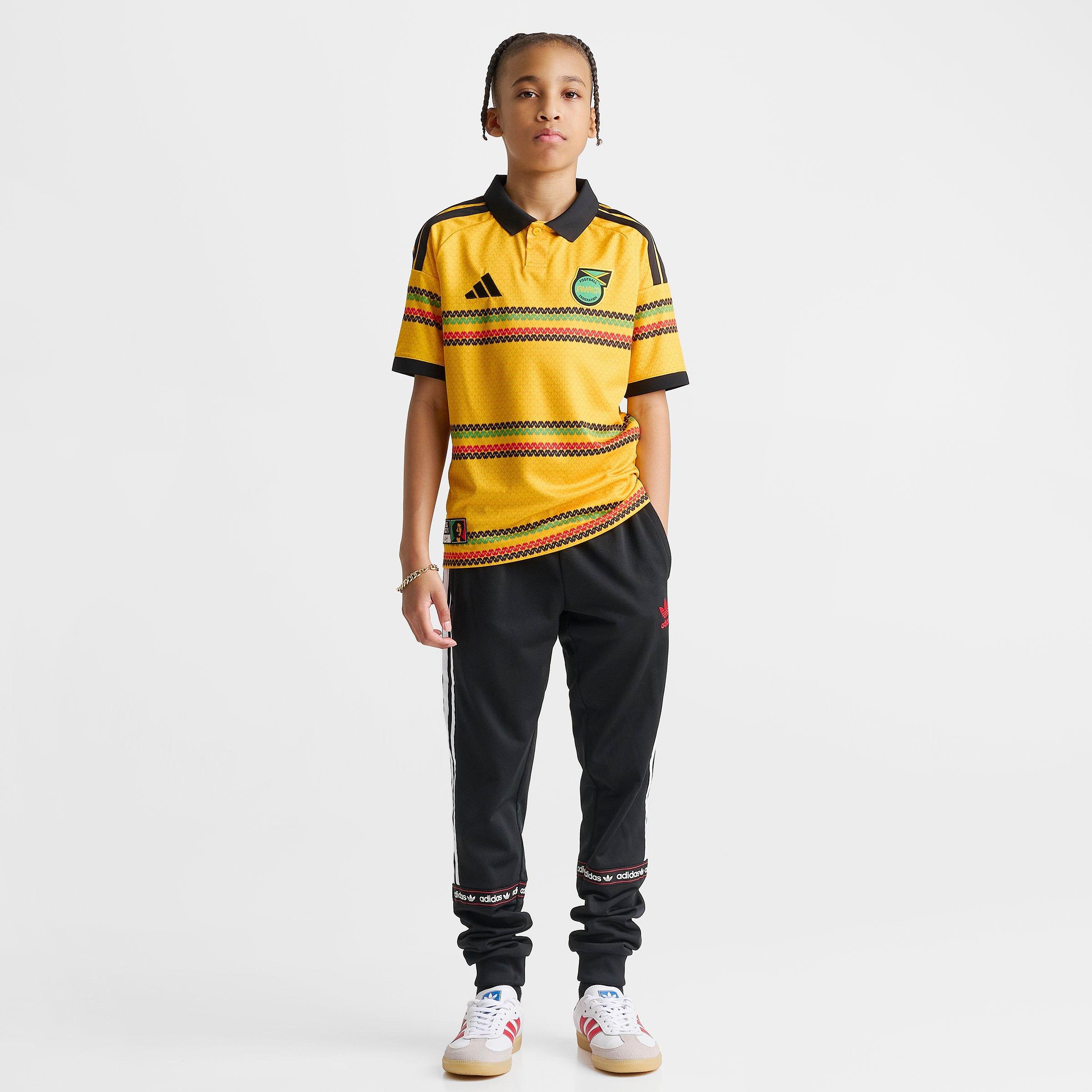 Big Kids' adidas x Bob Marley Jamaica 26 Home Replica Soccer Jersey
