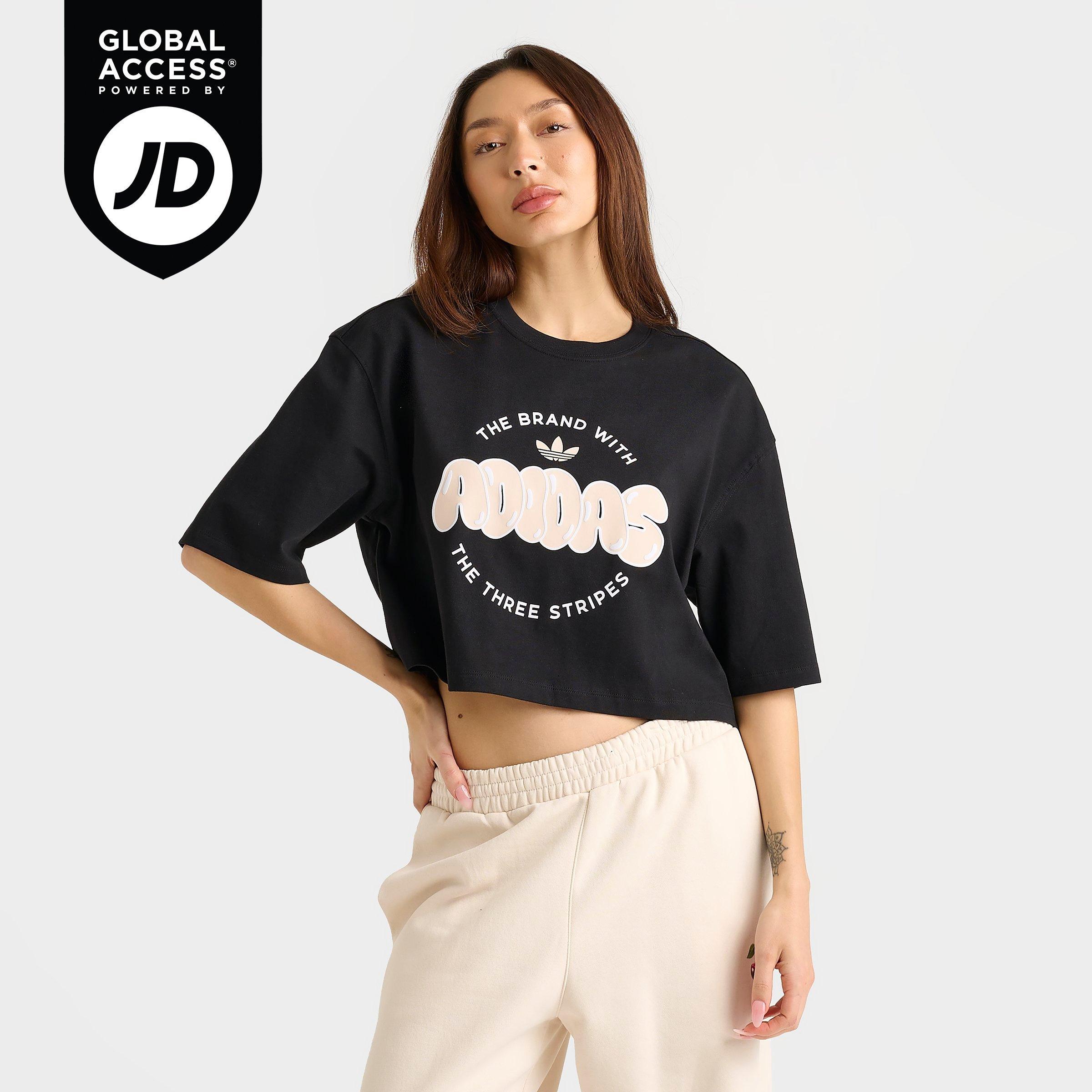 Women's adidas Originals Bubble Crop T-Shirt | JD Sports