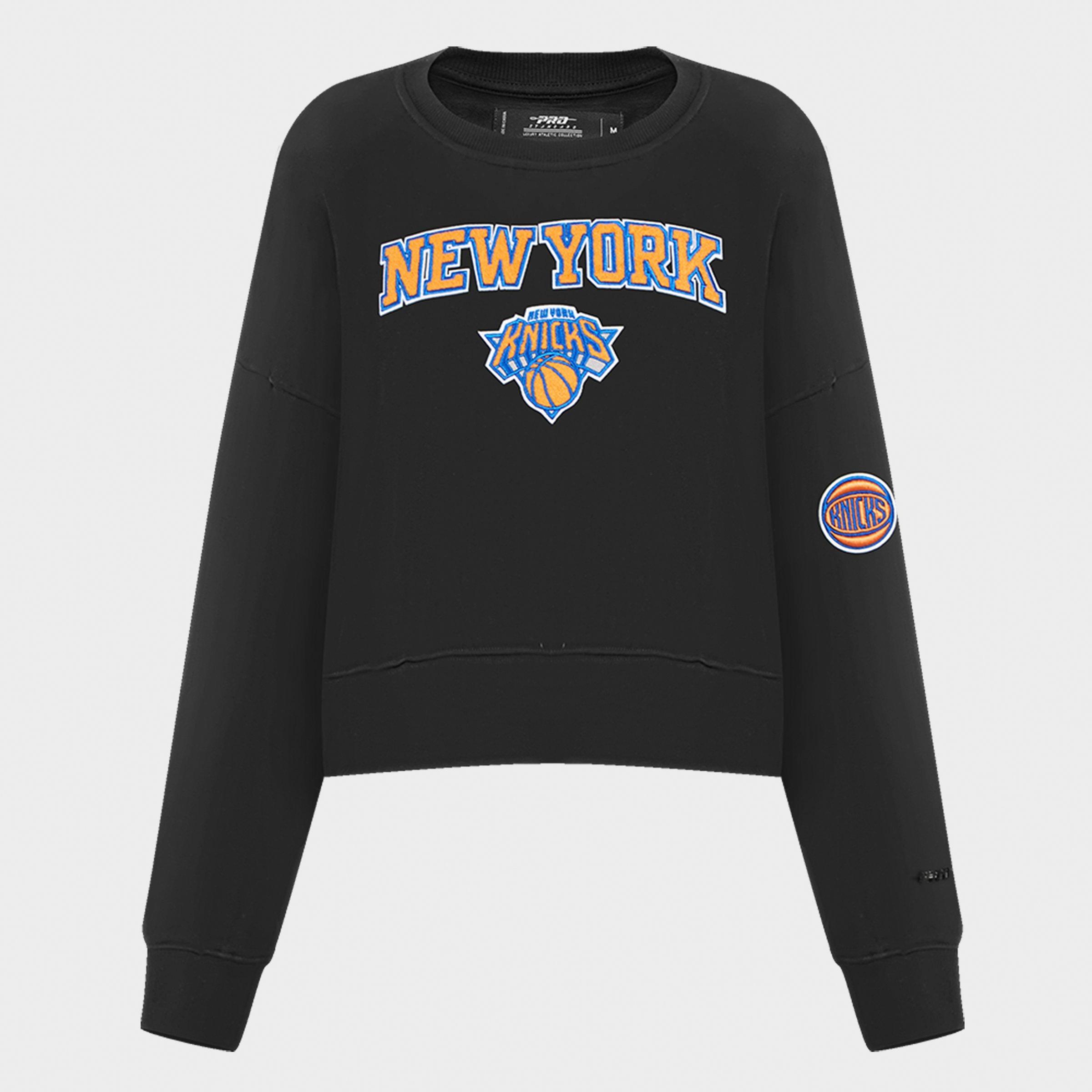 Women's Pro Standard New York Knicks NBA Classic Fleece Crewneck Sweatshirt