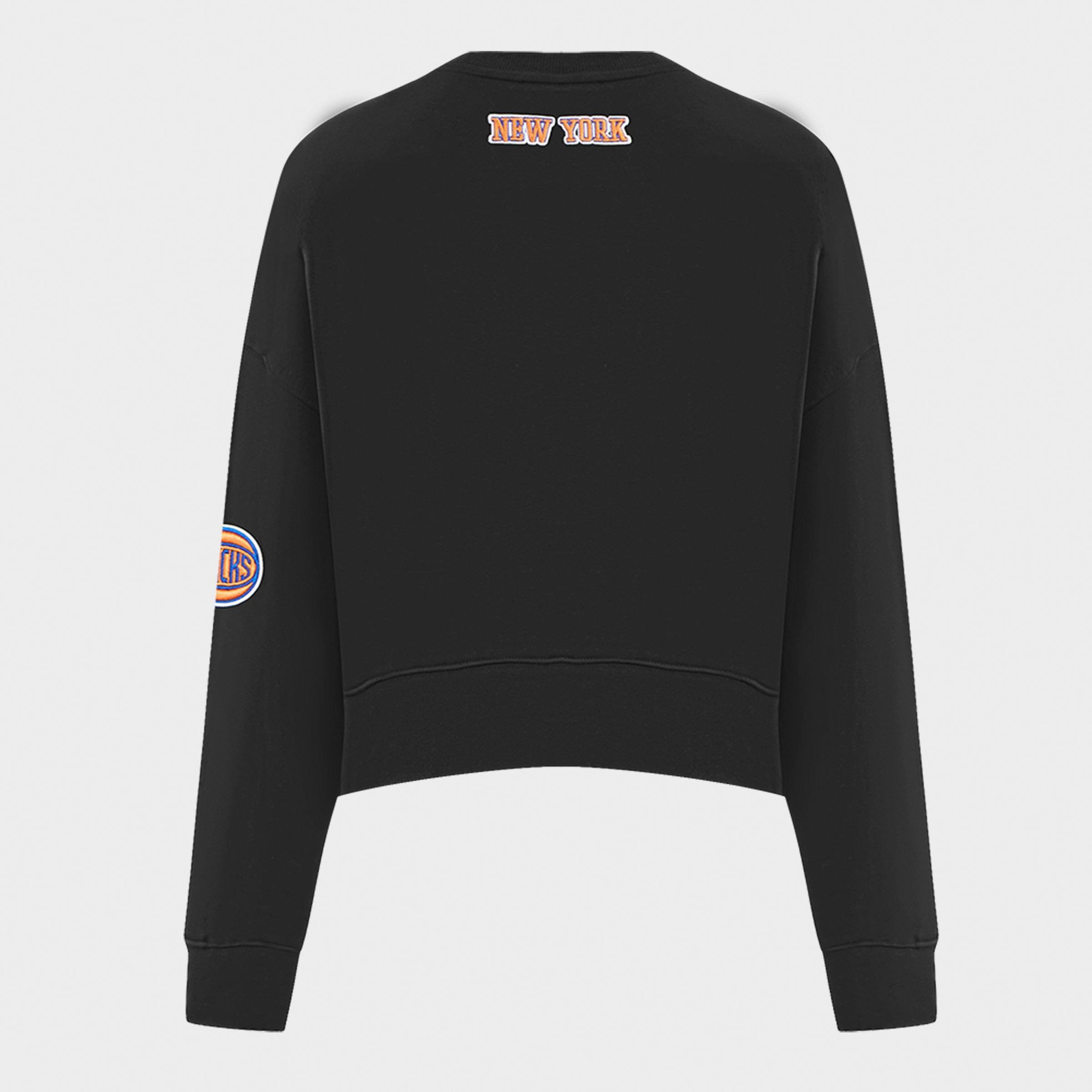 Women's Pro Standard New York Knicks NBA Classic Fleece Crewneck Sweatshirt
