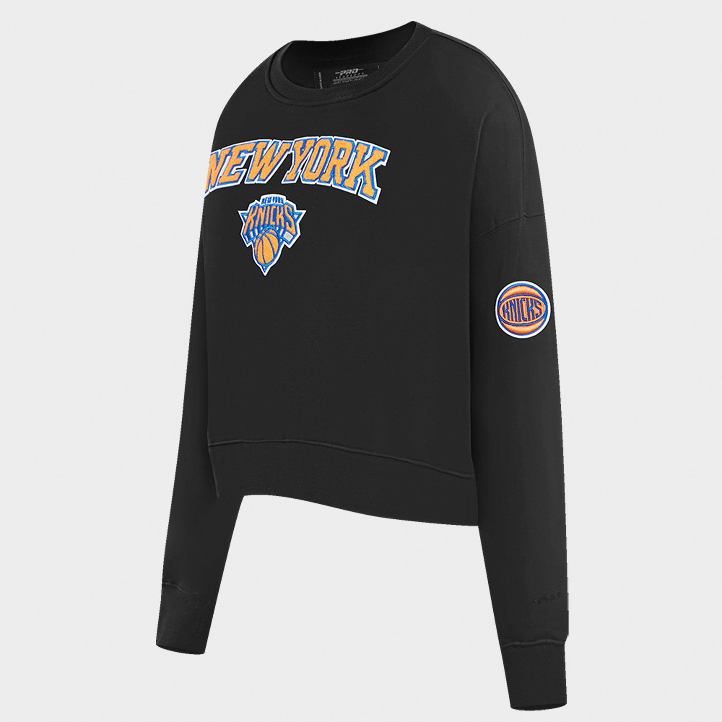Women's Pro Standard New York Knicks NBA Classic Fleece Crewneck Sweatshirt