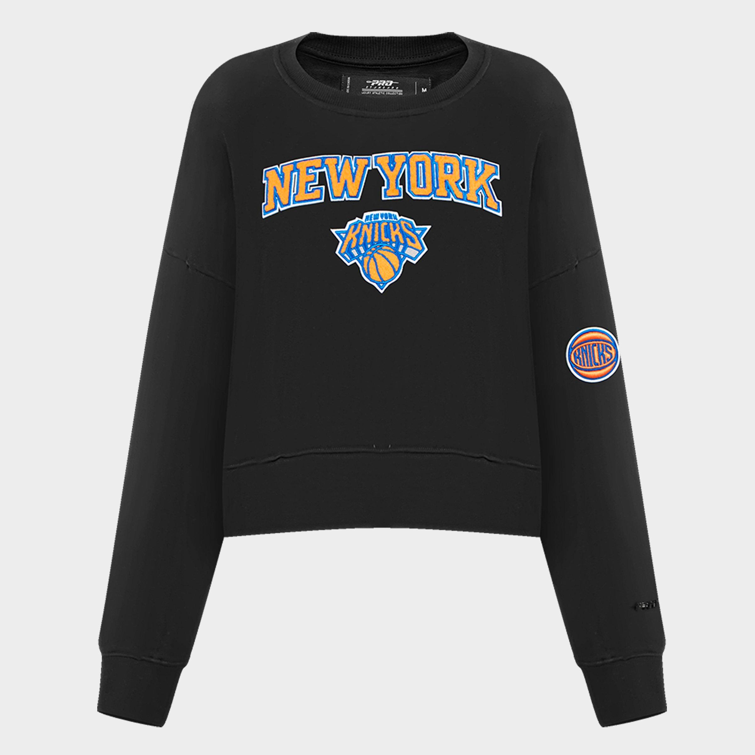 Women's Pro Standard New York Knicks NBA Classic Fleece Crewneck Sweatshirt