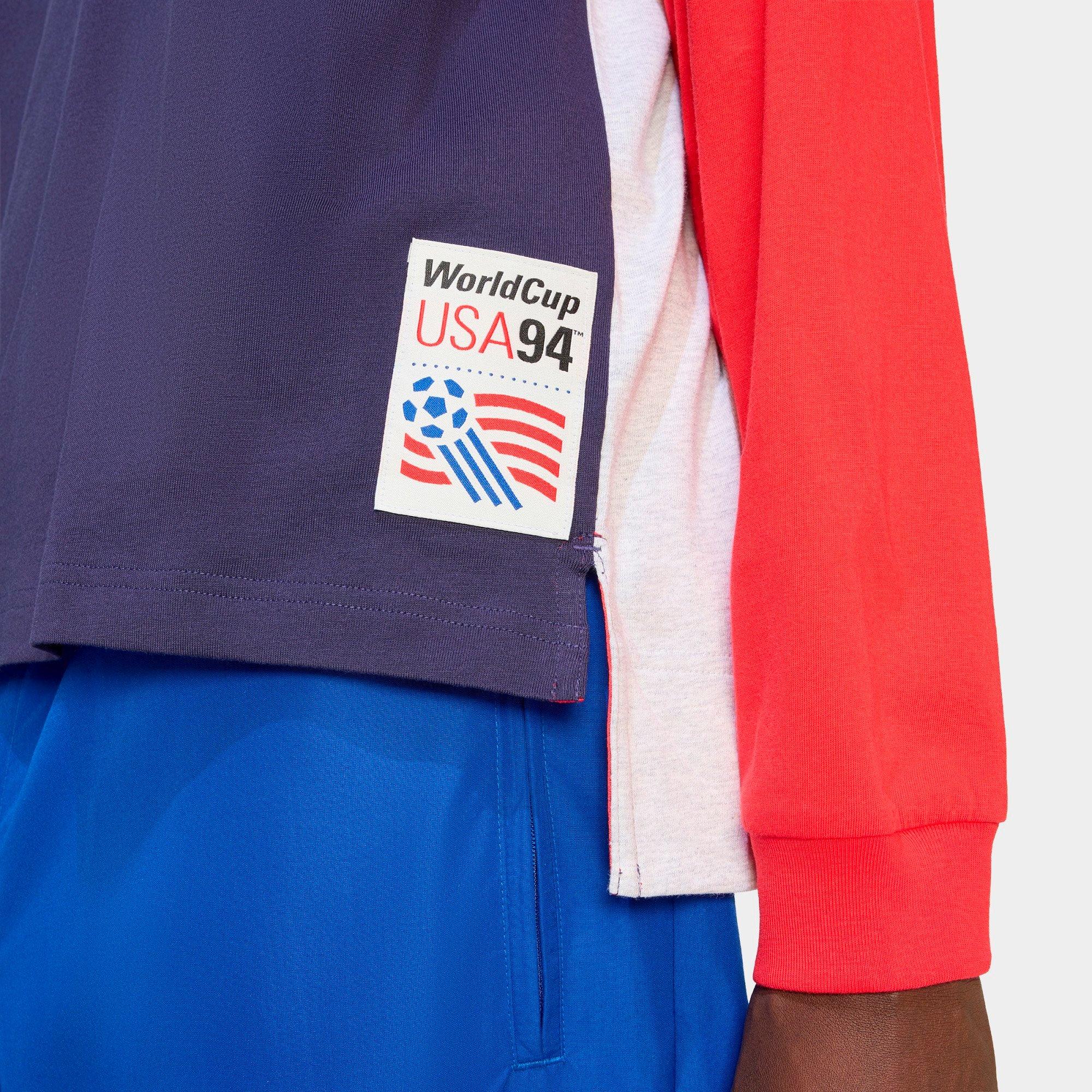 Men's adidas FIFA World Cup 94 Graphic Long-Sleeve Polo Shirt