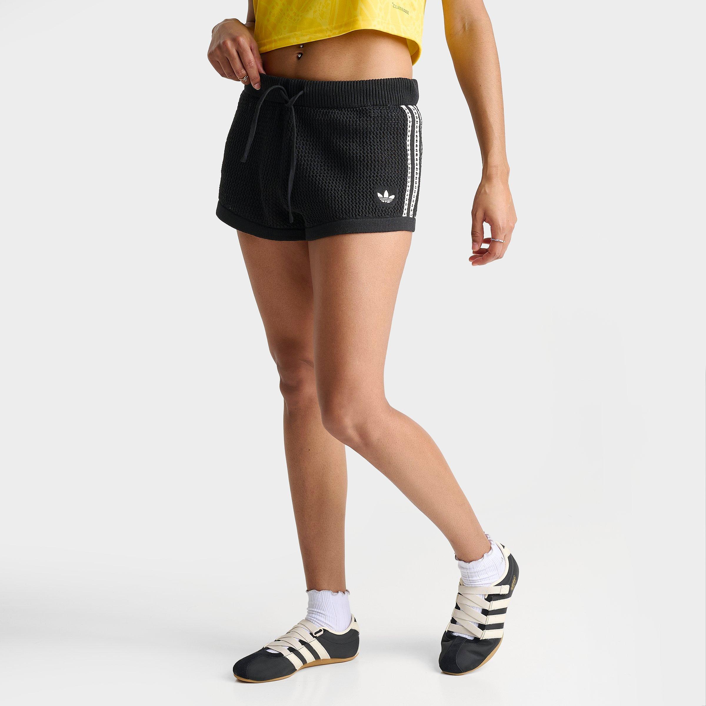 Women's adidas Originals Knitted Crochet Shorts
