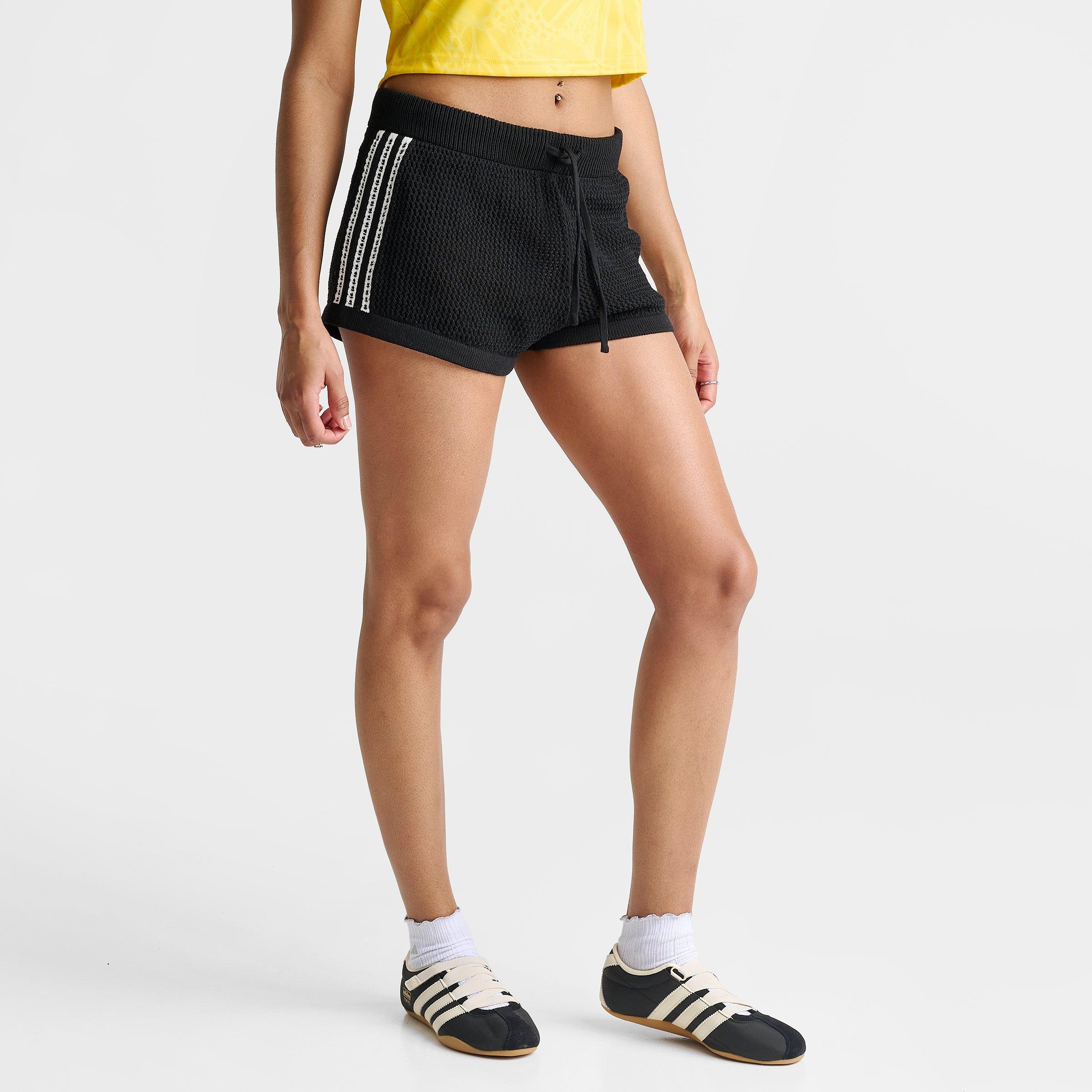 Women's adidas Originals Knitted Crochet Shorts