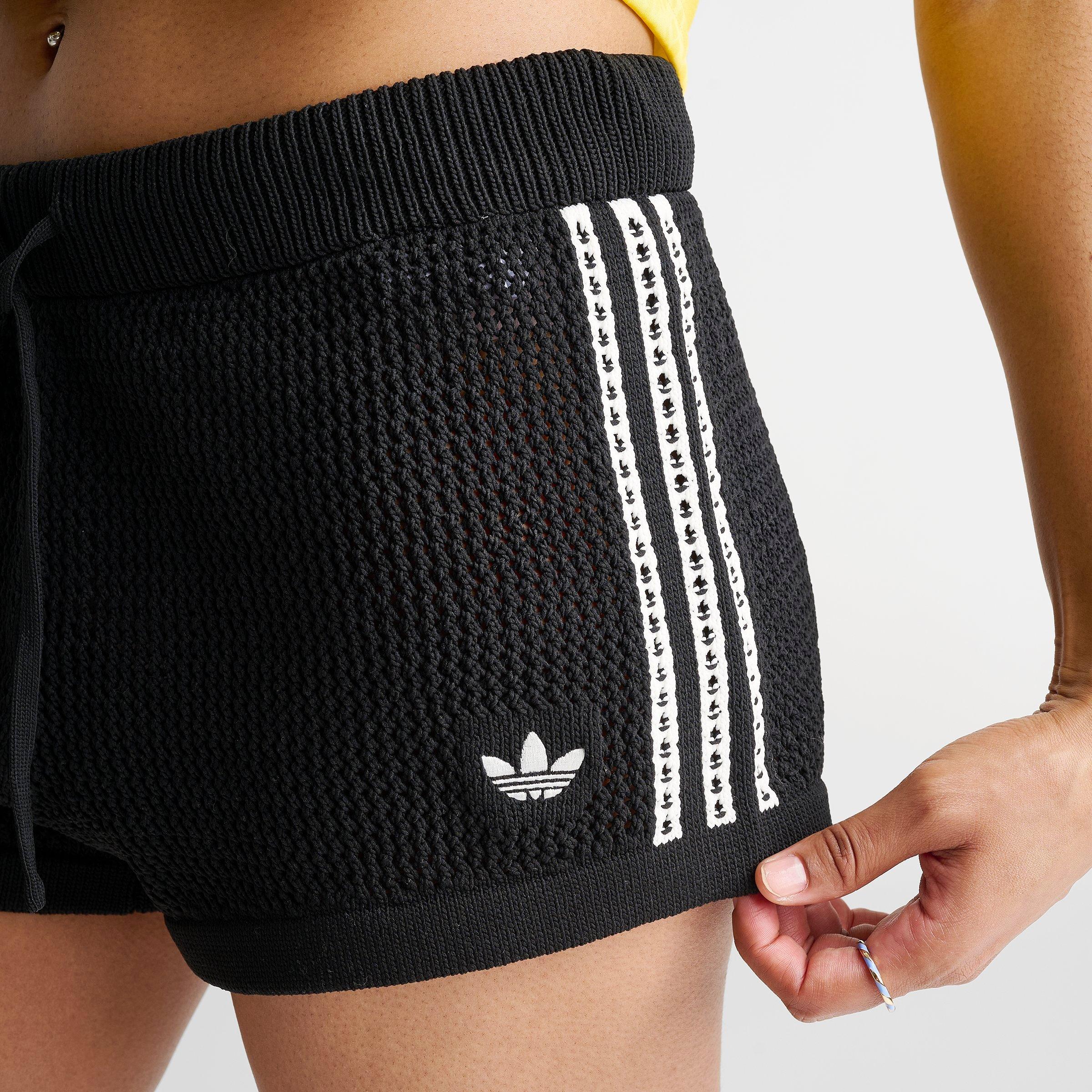 Women's adidas Originals Knitted Crochet Shorts