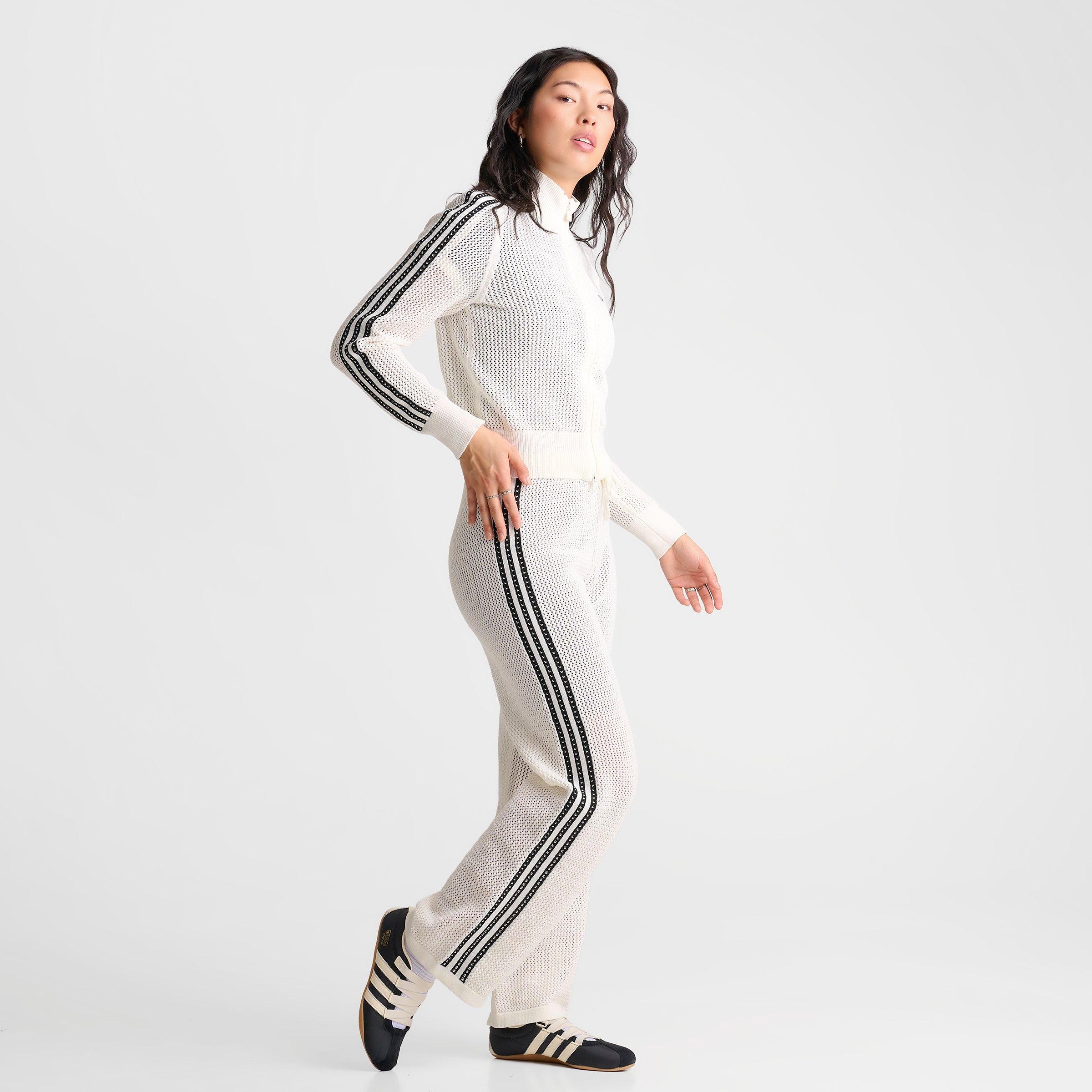 Women's adidas Originals Knitted Crochet Firebird Track Pants