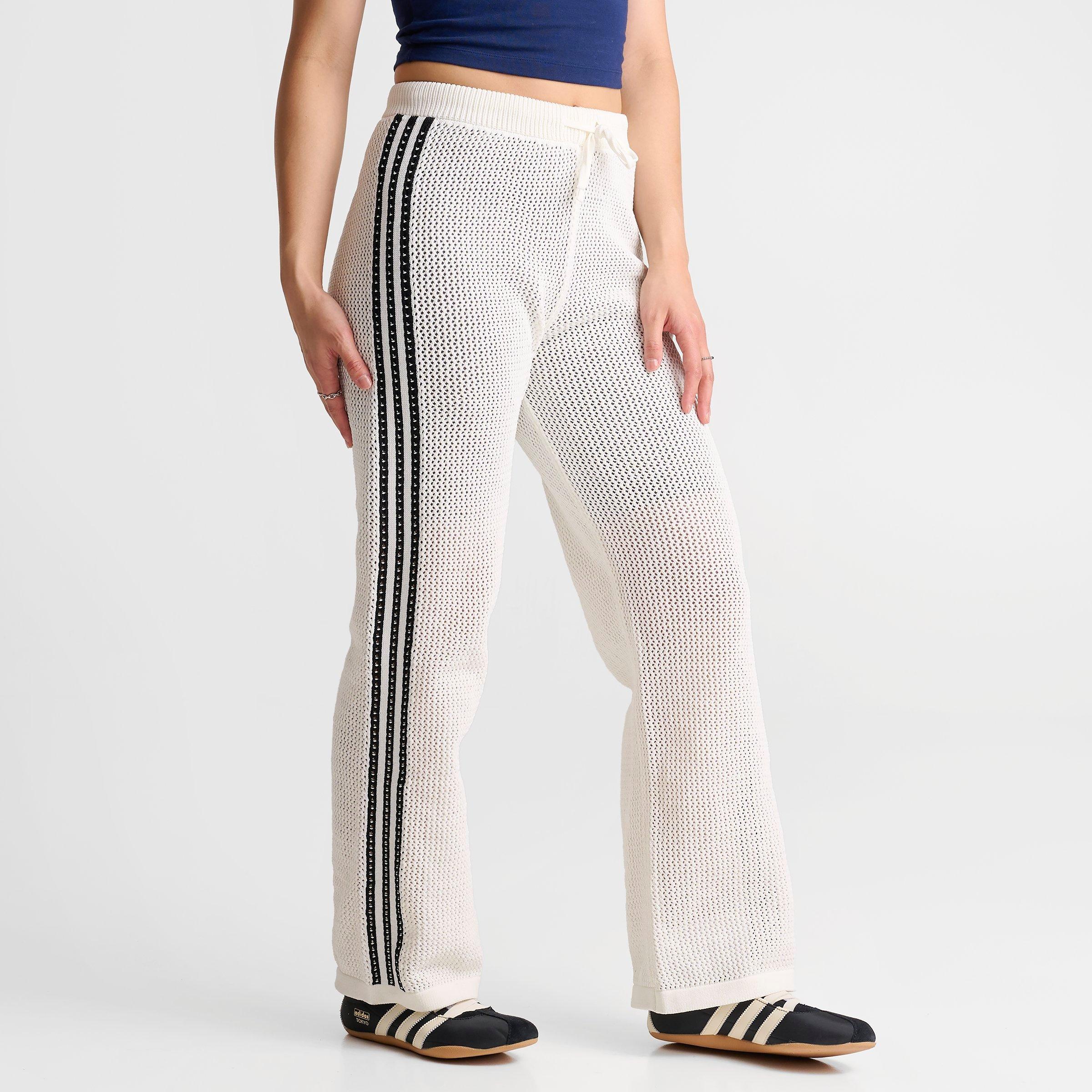 Women's adidas Originals Knitted Crochet Firebird Track Pants