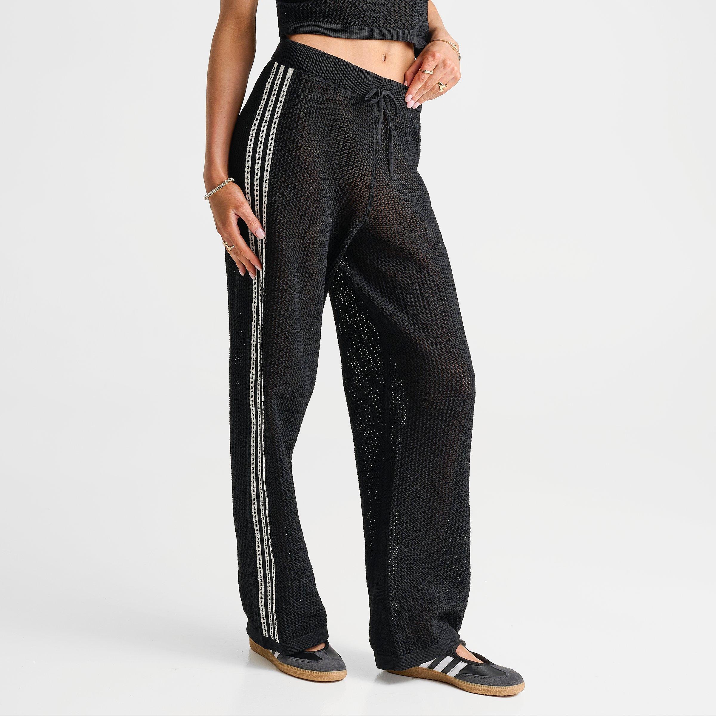 Women's adidas Originals Knitted Crochet Firebird Track Pants | JD