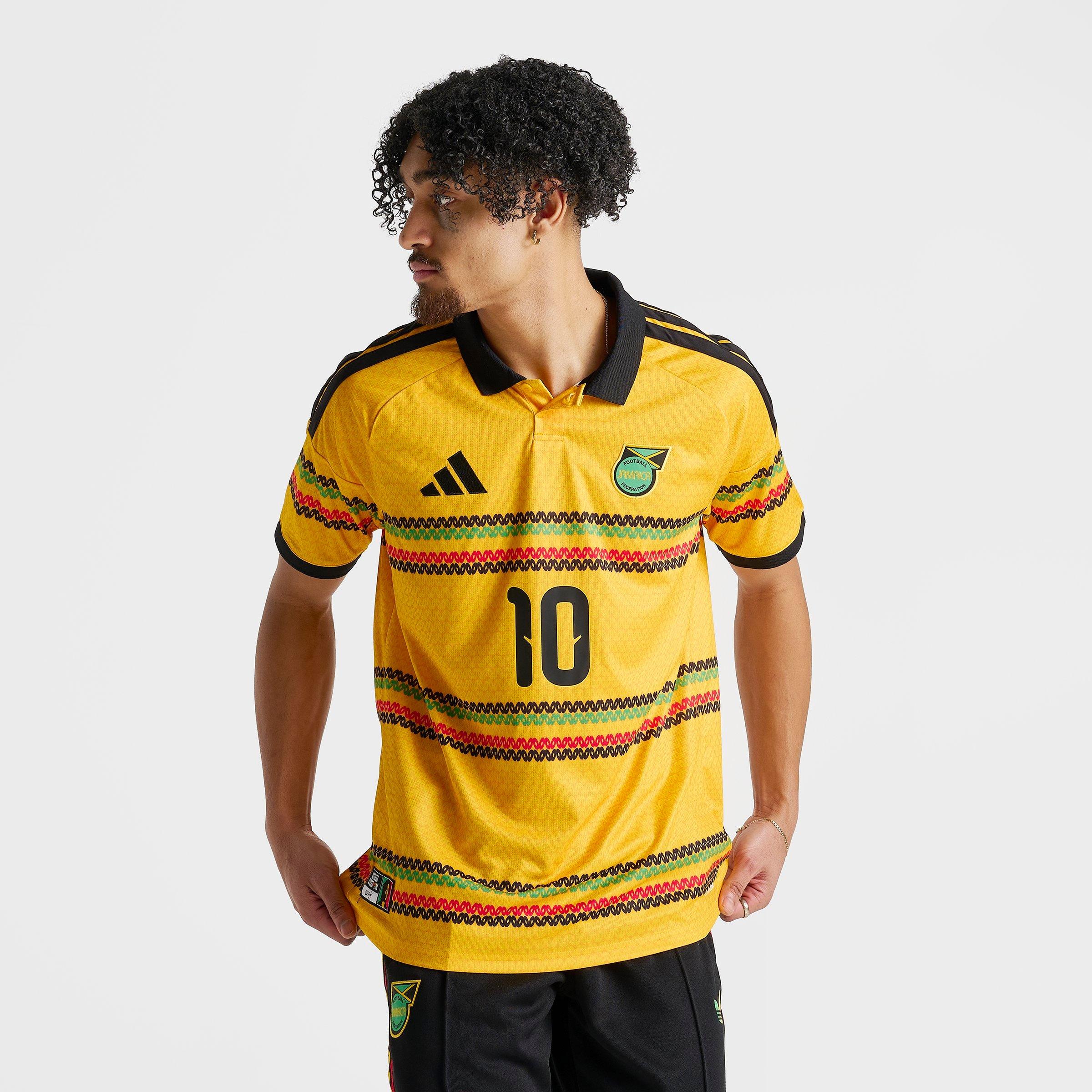 Men's adidas x Bob Marley Jamaica 26 Home Replica Soccer Jersey