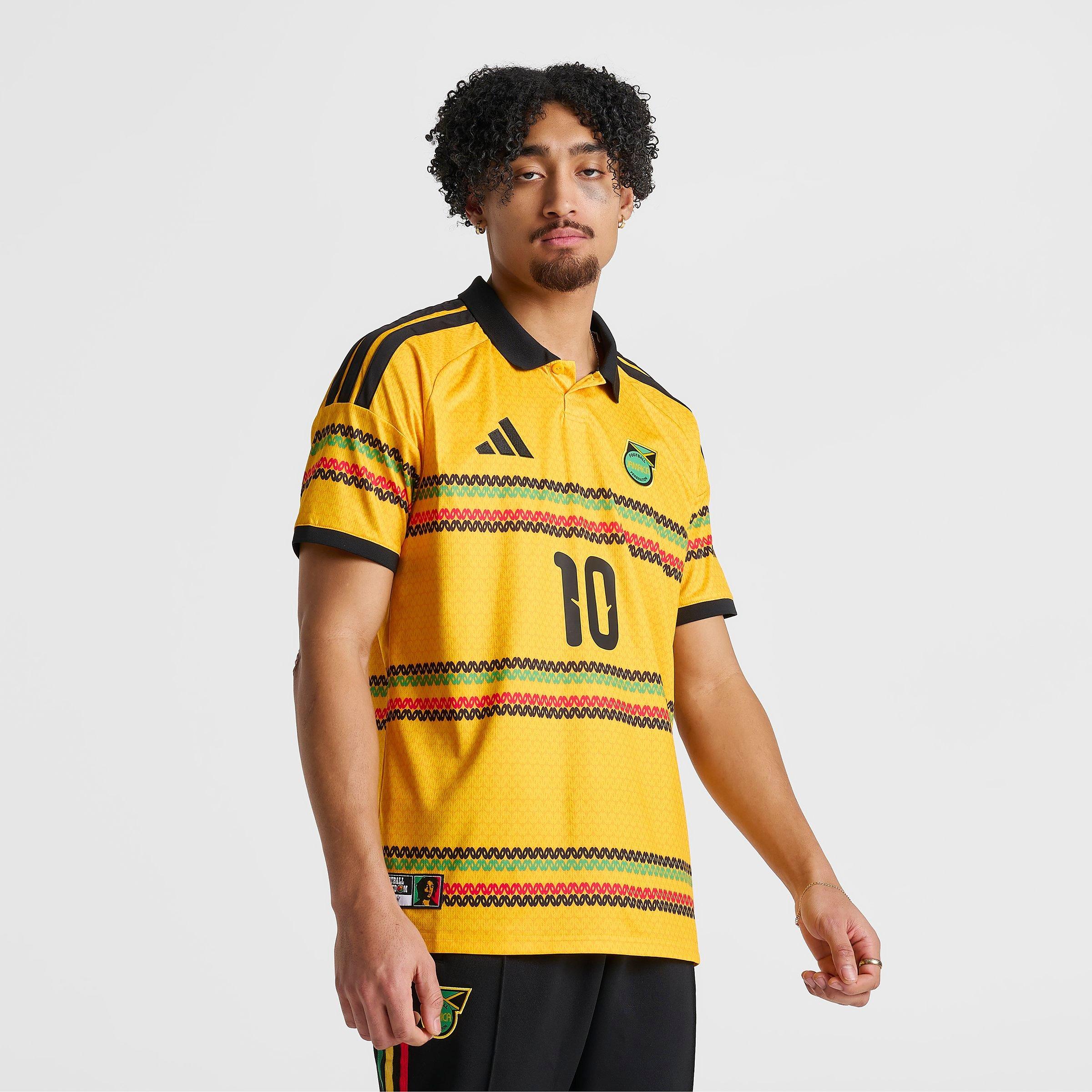 Men's adidas x Bob Marley Jamaica 26 Home Replica Soccer Jersey