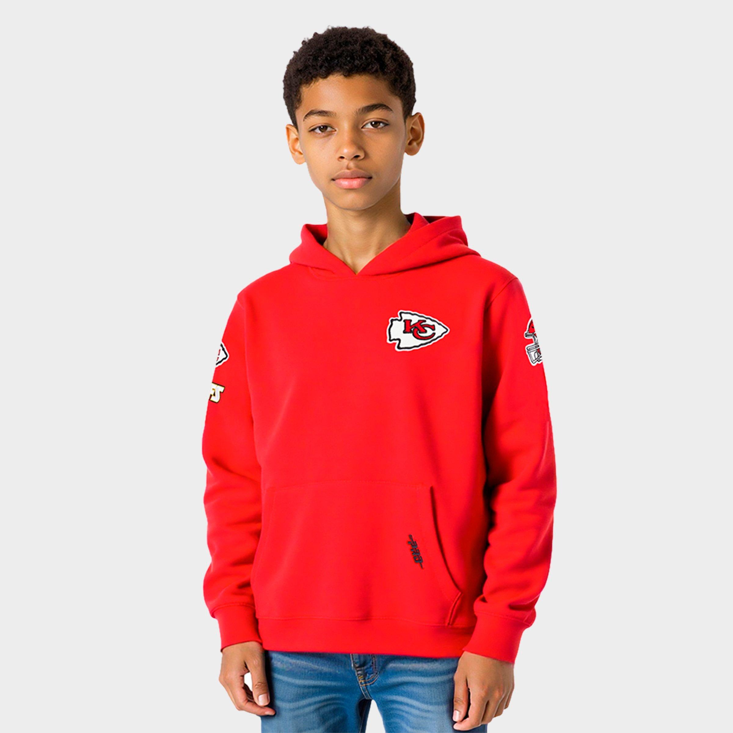 Big Kids' Pro Standard Kansas City Chiefs NFL Classic Fleece Pullover Hoodie