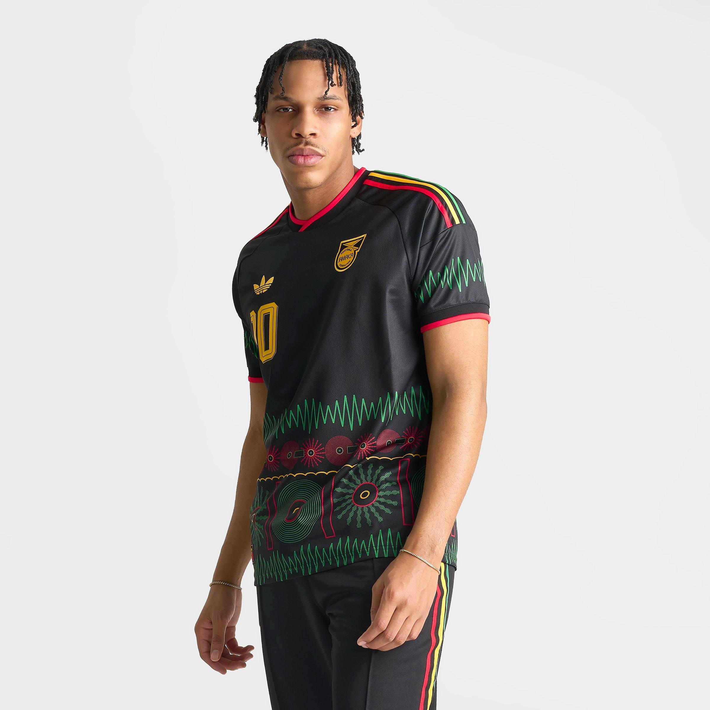 Men's adidas Originals x Bob Marley Jamaica 26 Away Replica Soccer Jersey