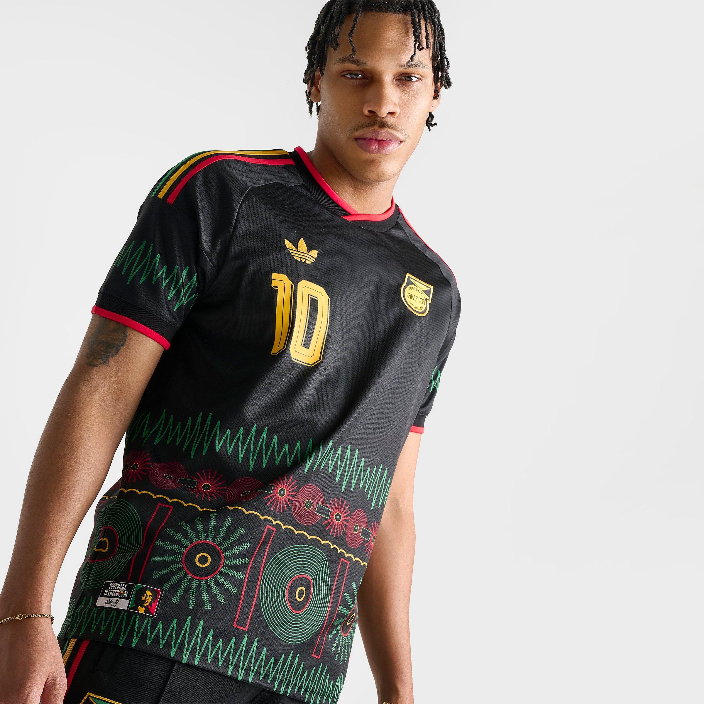 Men's adidas Originals x Bob Marley Jamaica 26 Away Replica Soccer Jersey