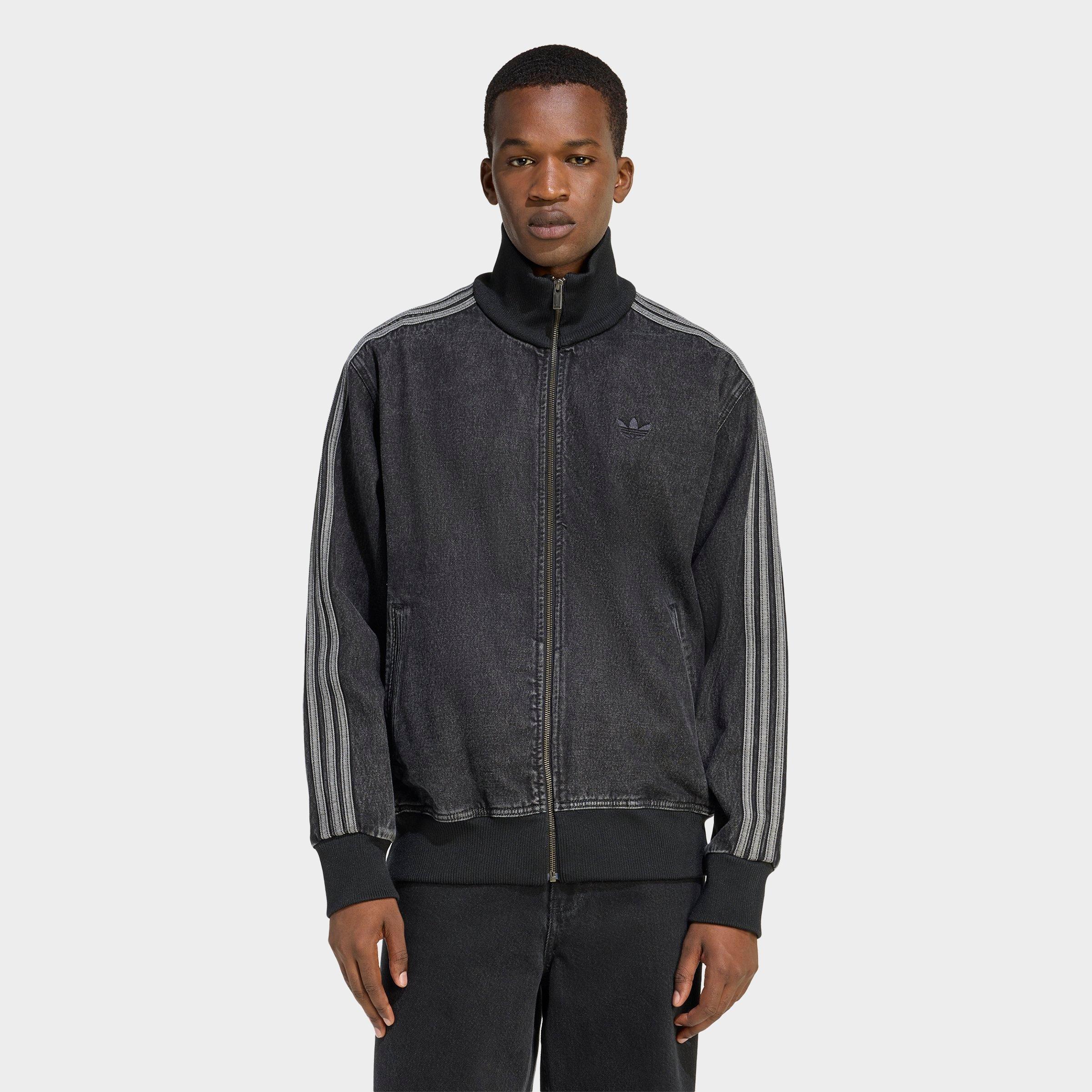 Men's adidas Originals Adicolor Denim Firebird Full-Zip Track Top
