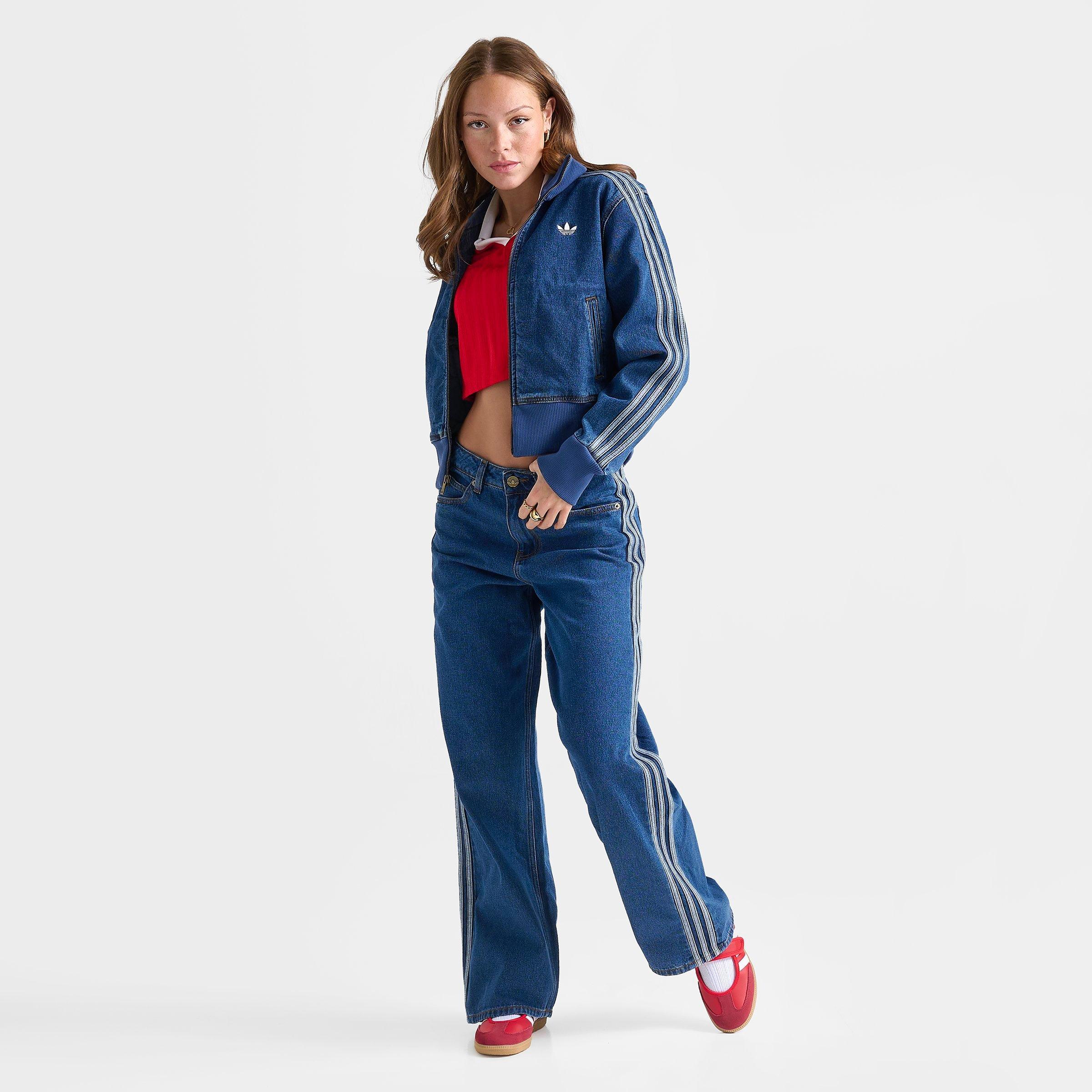 Women's adidas Originals Firebird Denim Track Top