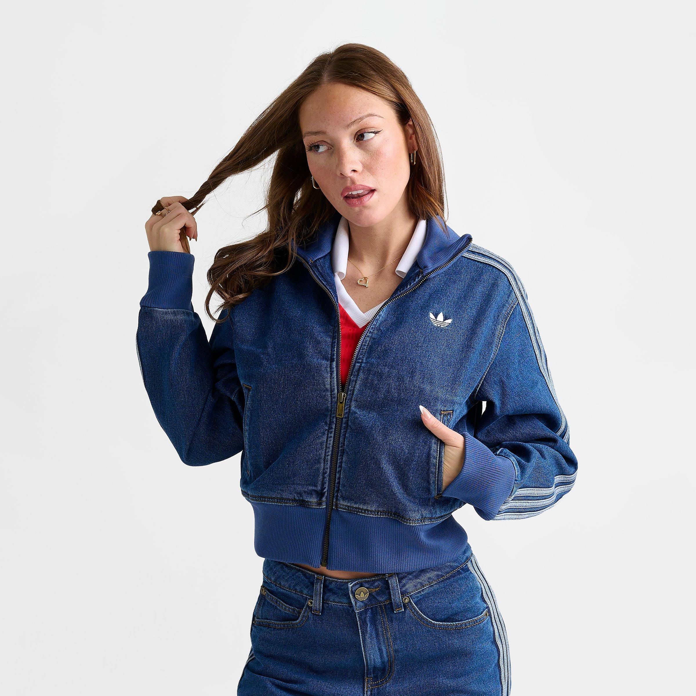 Women's adidas Originals Firebird Denim Track Top