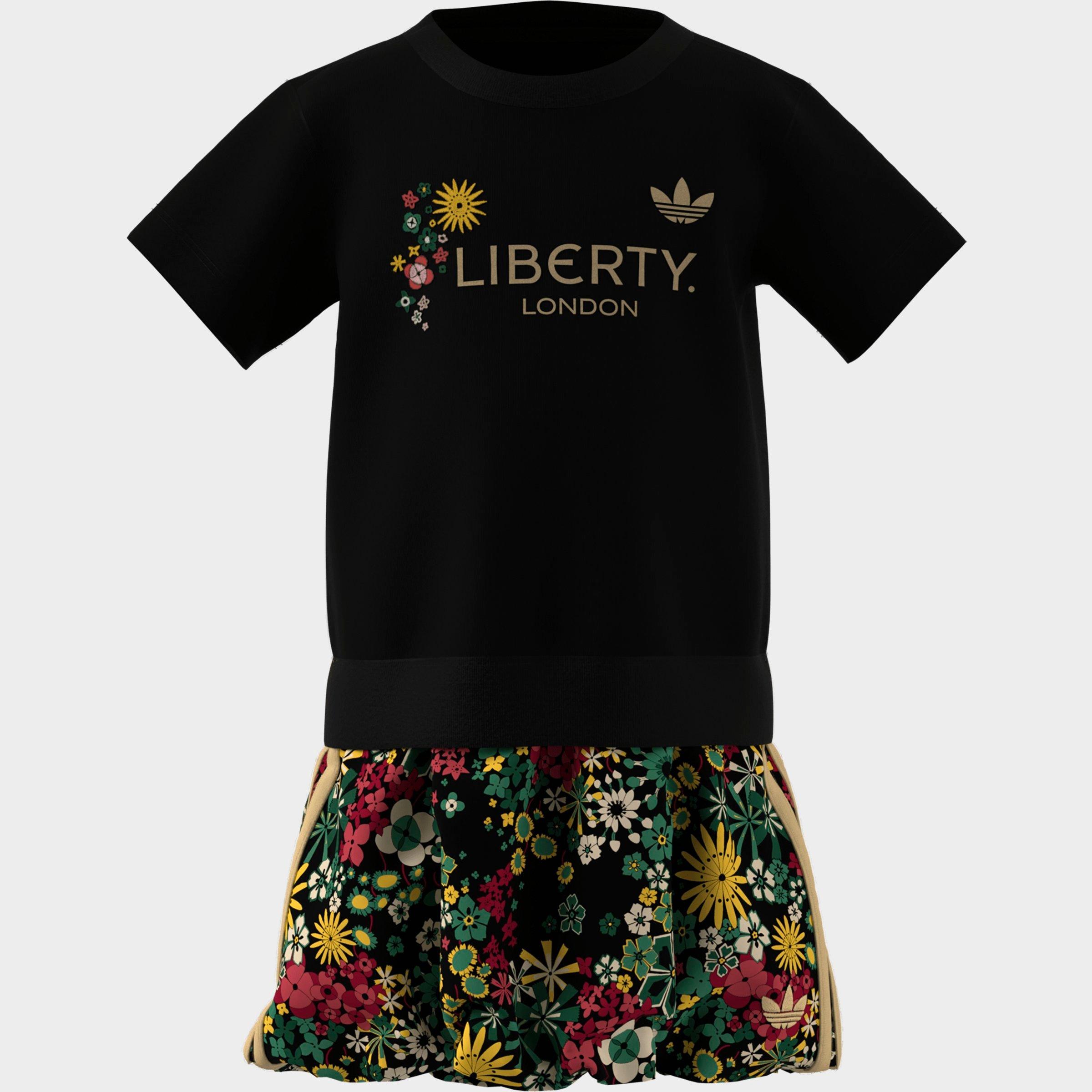 Infant and Girls' Toddler adidas Originals x Liberty London T-Shirt Skirt Set