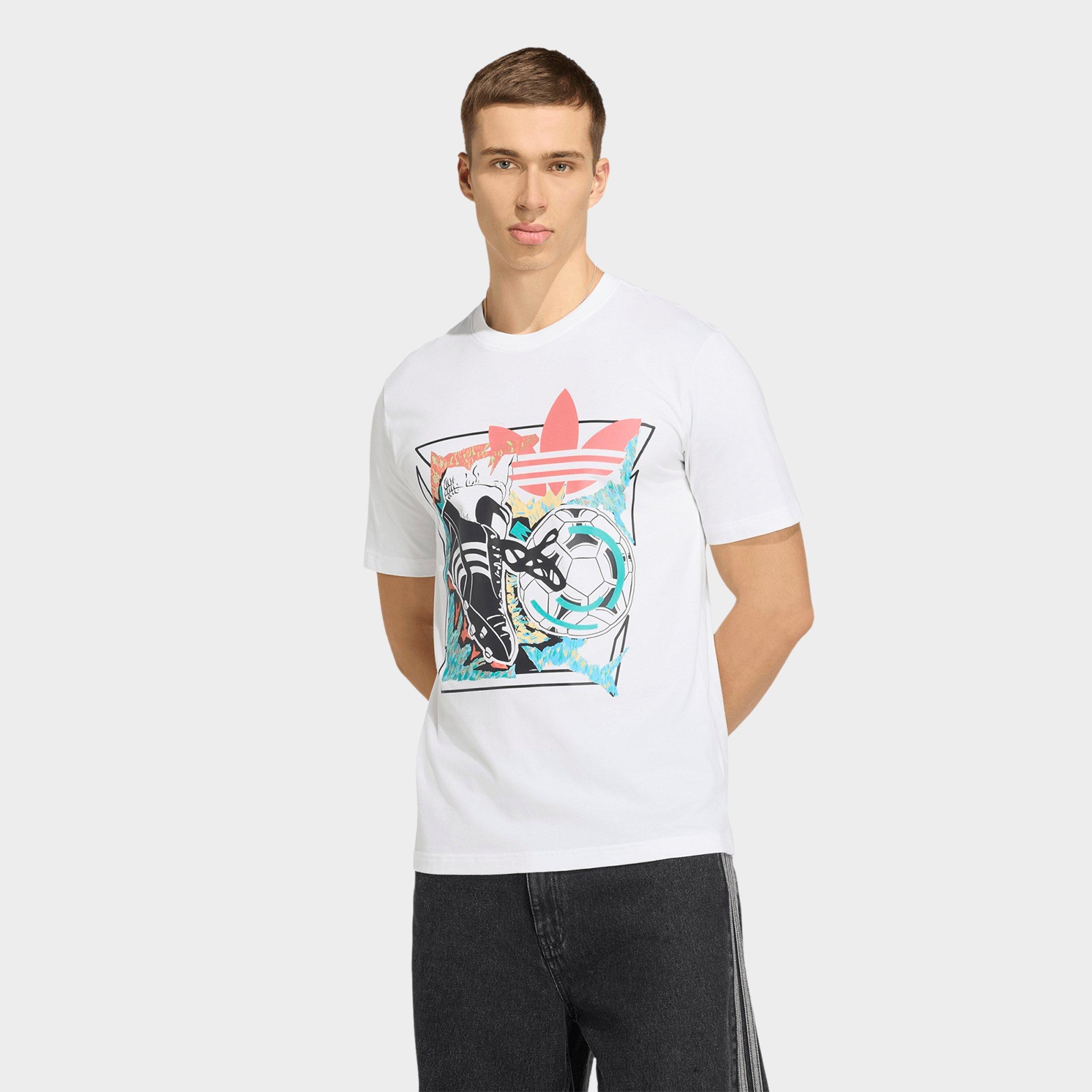 Men's adidas Originals Archive Anime Soccer Graphic T-Shirt | JD