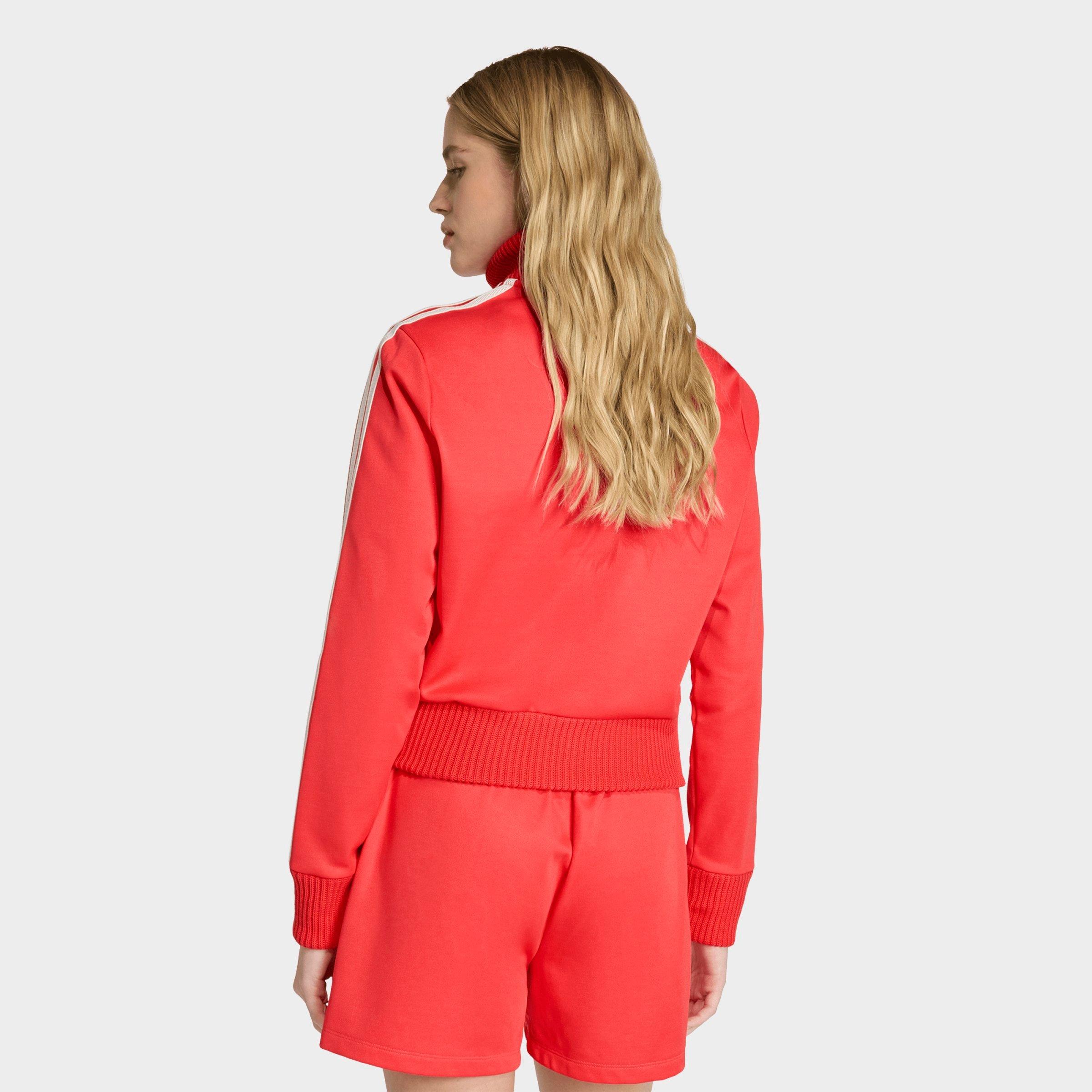 Women's adidas Originals Firebird Knitted Crochet Details Full-Zip Track Top
