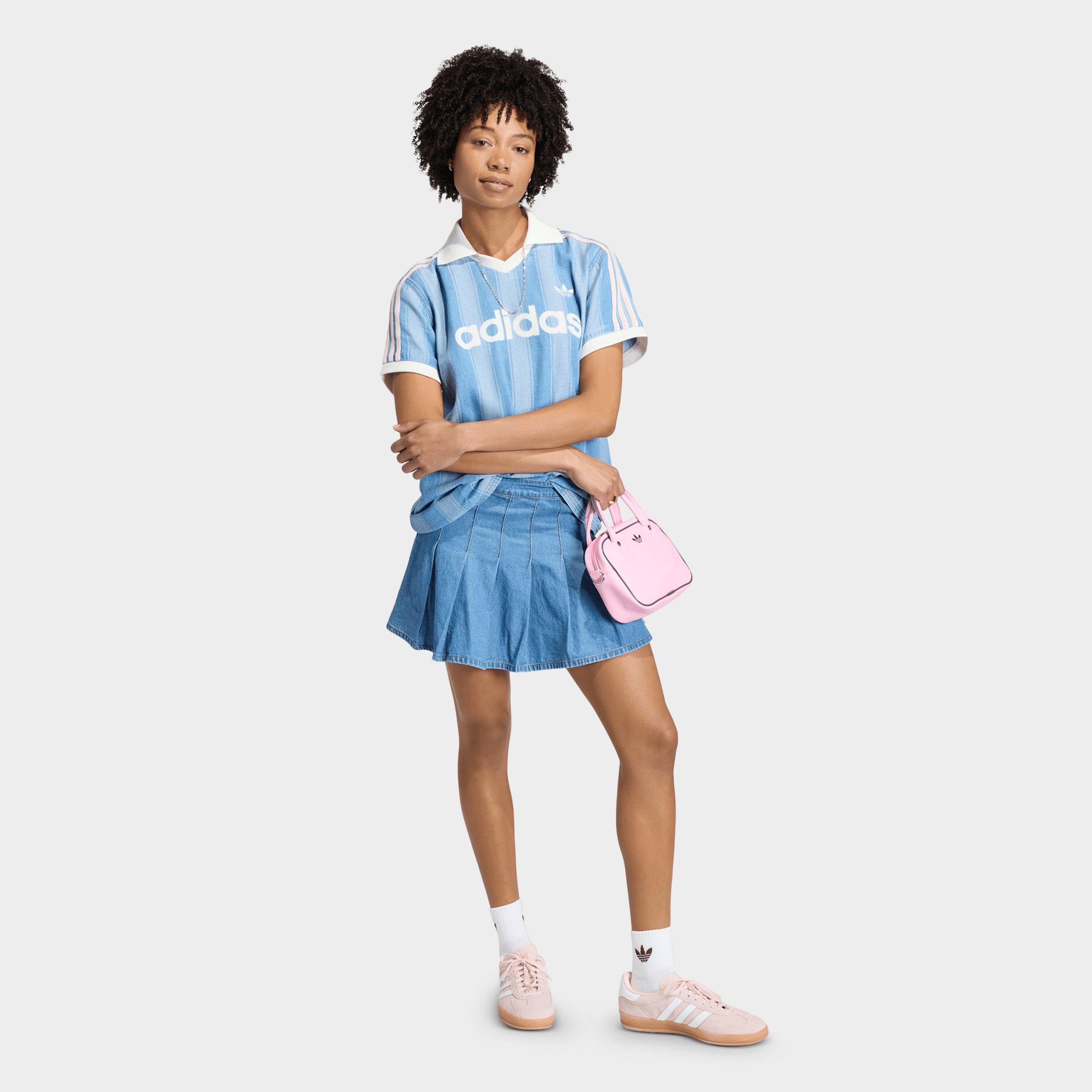 Women's adidas Originals Denim Pleated Skirt