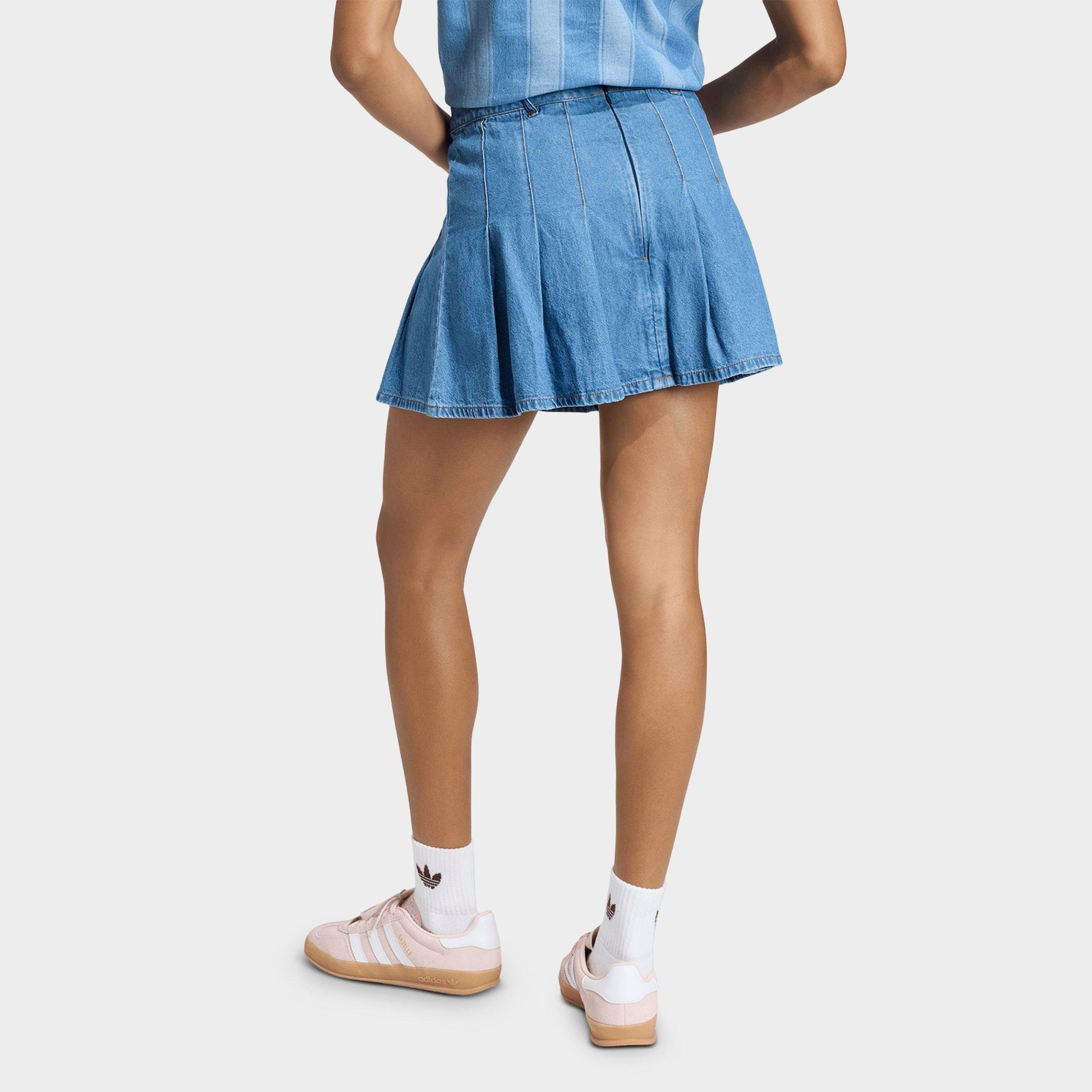 Women's adidas Originals Denim Pleated Skirt