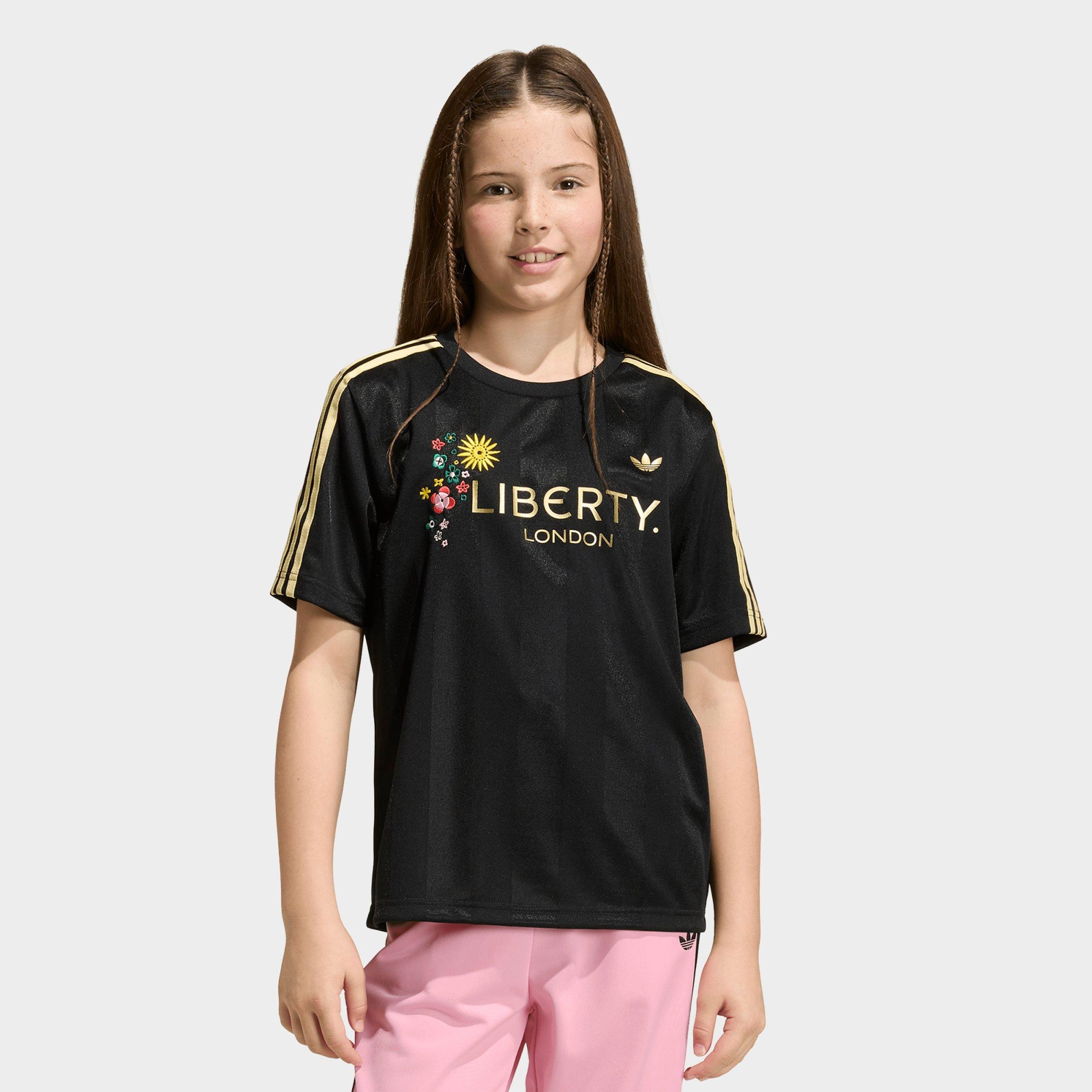 Girls' Big Kids' adidas Originals x Liberty London Loose Fit Soccer Jersey