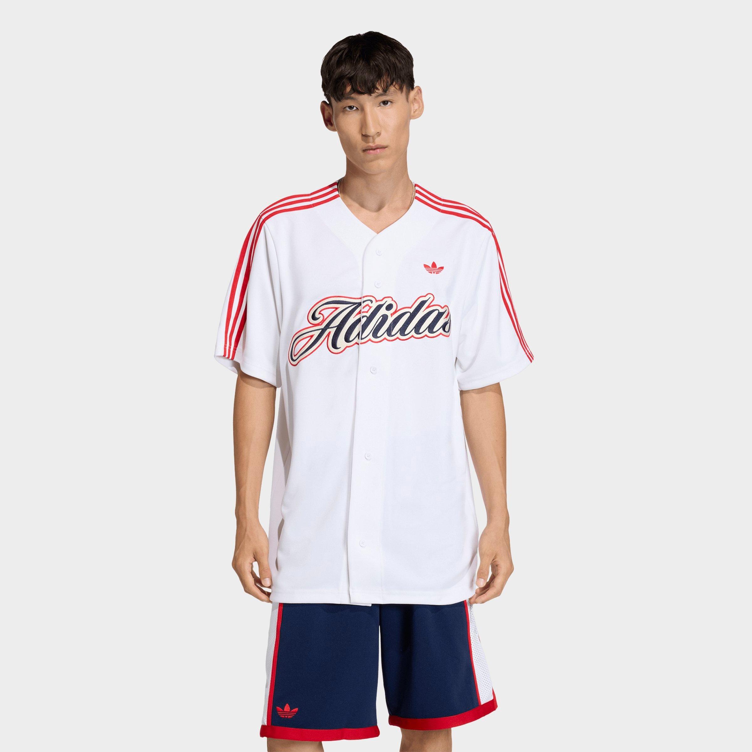 Men's adidas Originals Summer League Varsity Baseball Jersey | JD