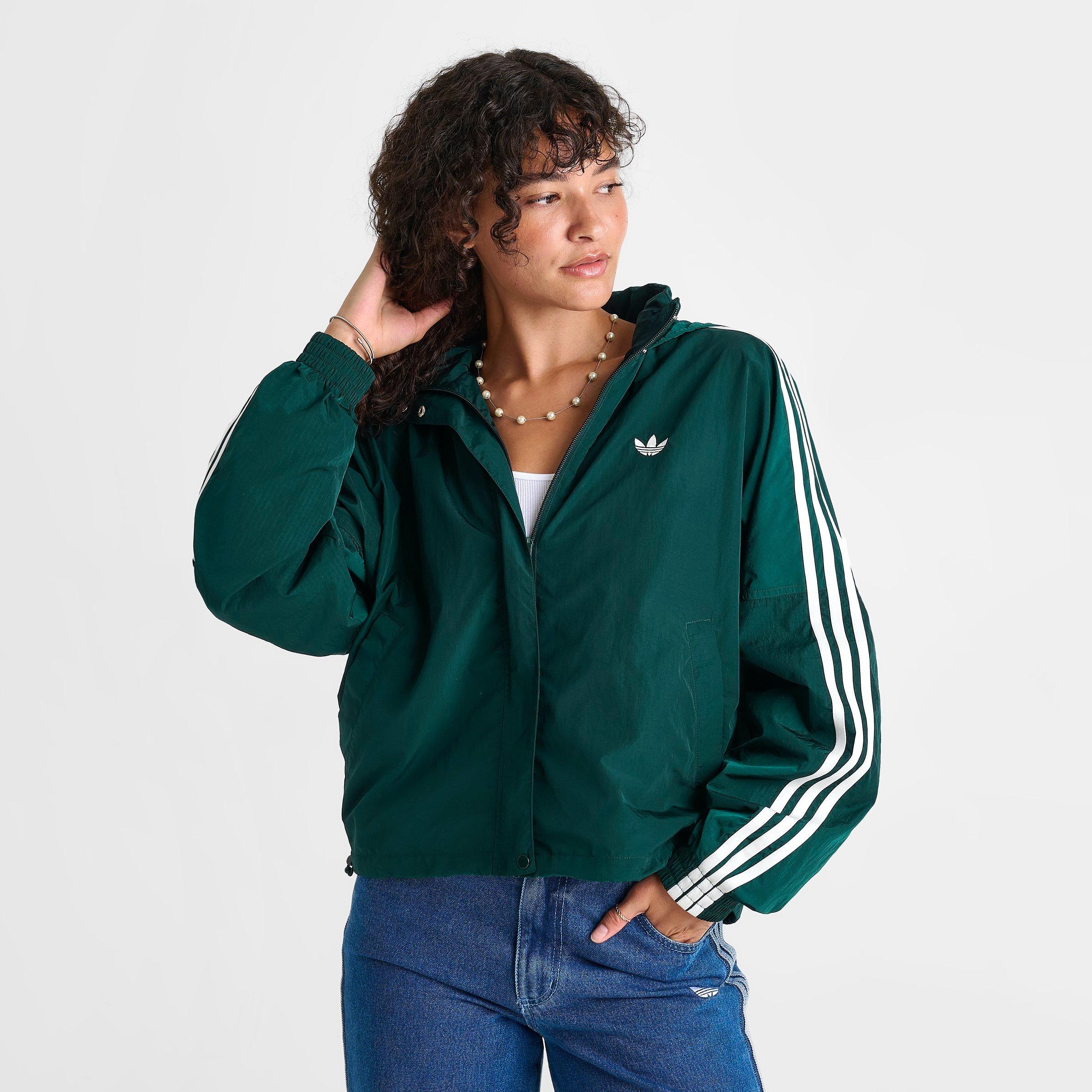 Women's adidas Originals adicolor 3-Stripes Woven Windbreaker Jacket