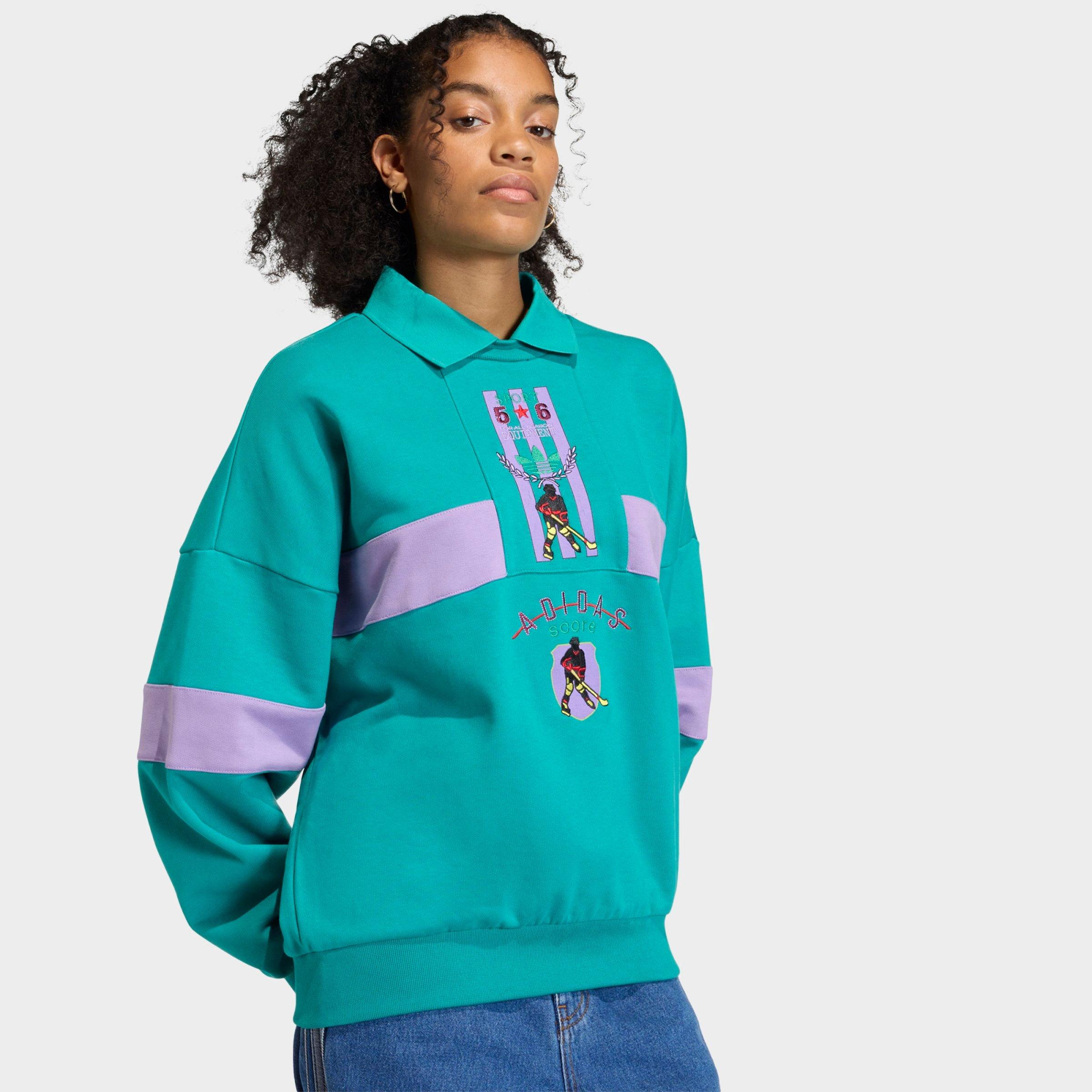 Women's adidas Originals For All Season Hockey Crewneck Sweatshirt