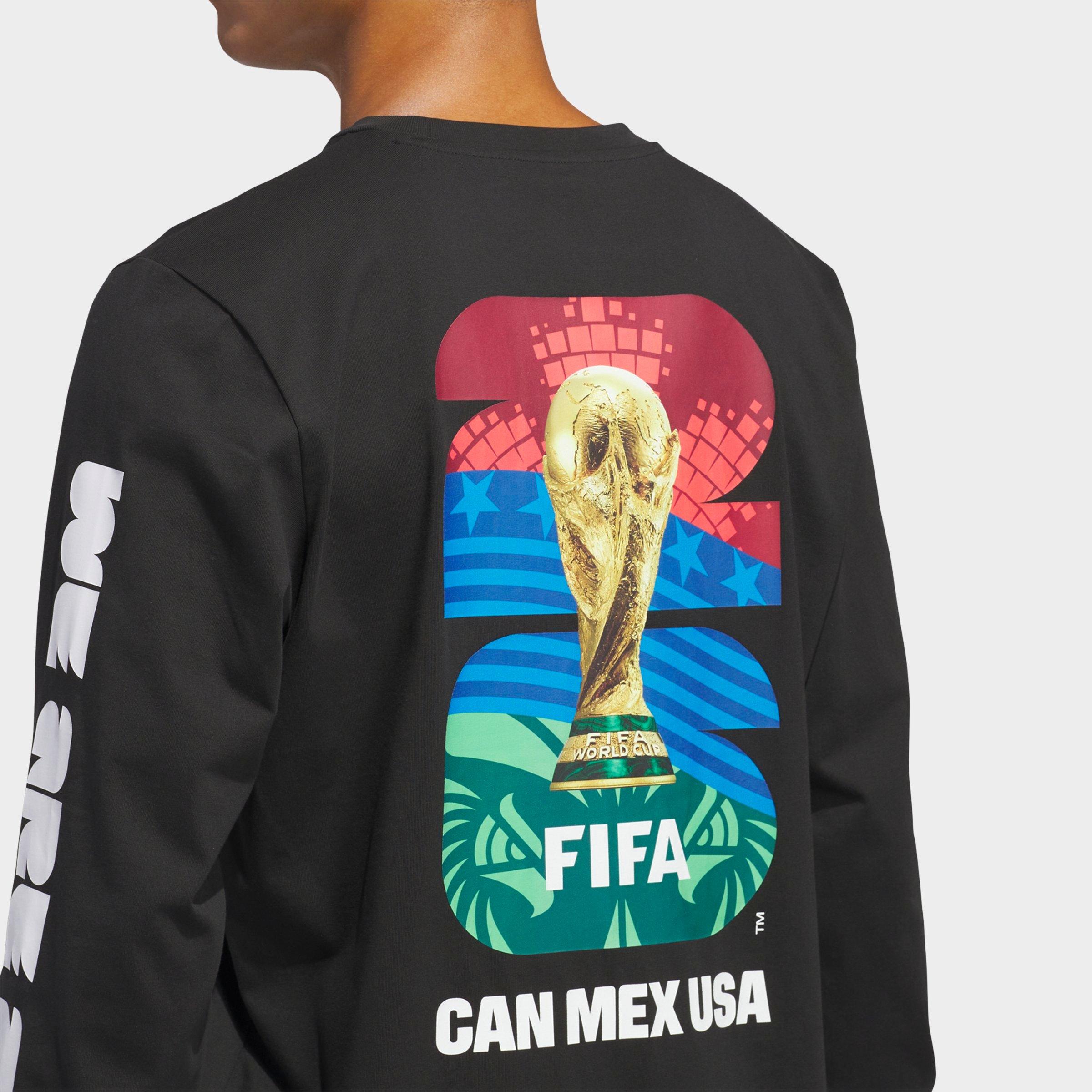 Men's adidas FIFA World Cup 2026 Match Ball Graphic Long-Sleeve T-Shirt