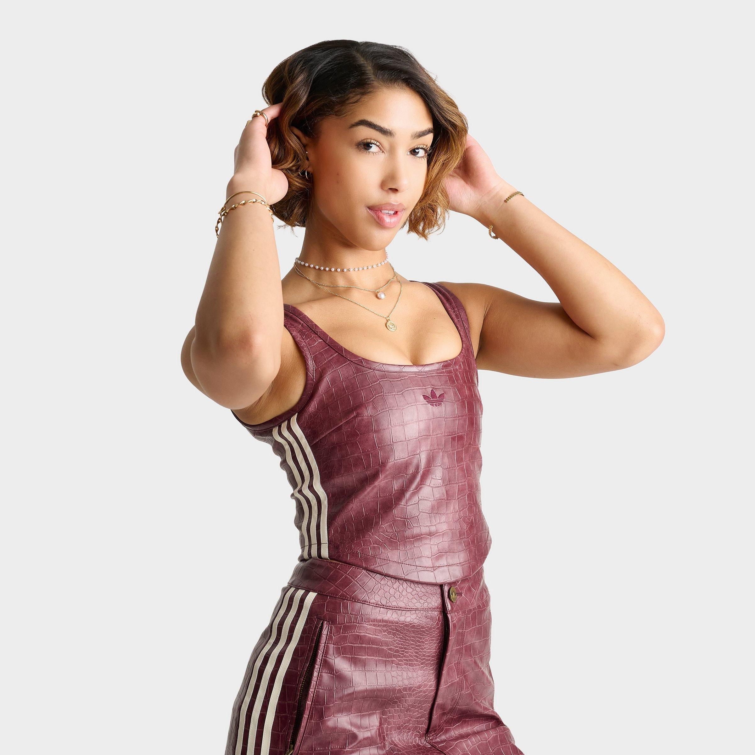 Women's adidas Originals Croc Pleather Corset Top